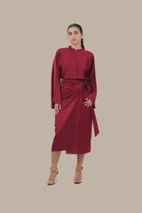 She's the Moment - Women's Silk Co-ord Set