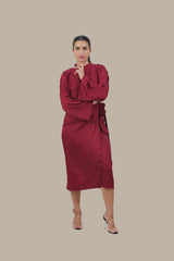 She's the Moment - Women's Silk Co-ord Set