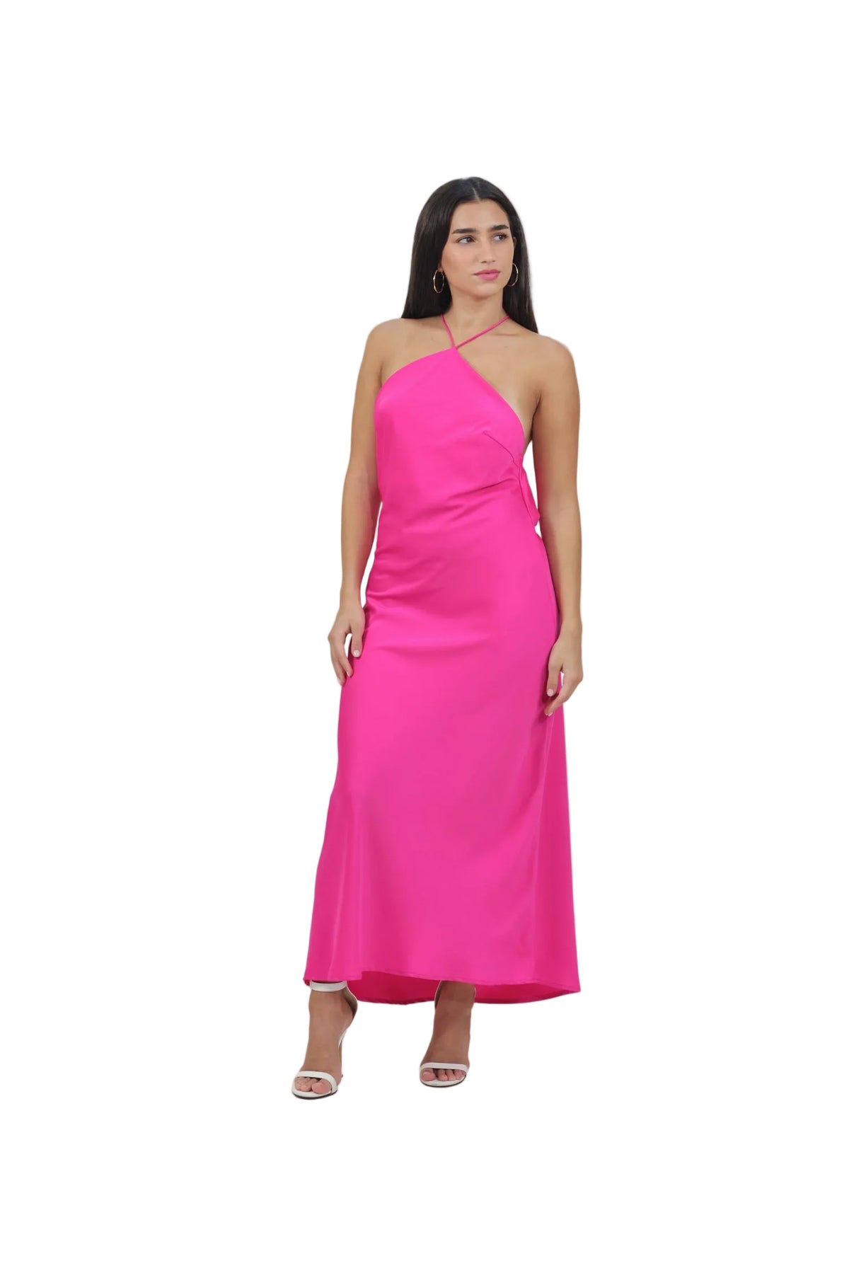 Dynasty - Women's Backless Crepe Maxi Dress