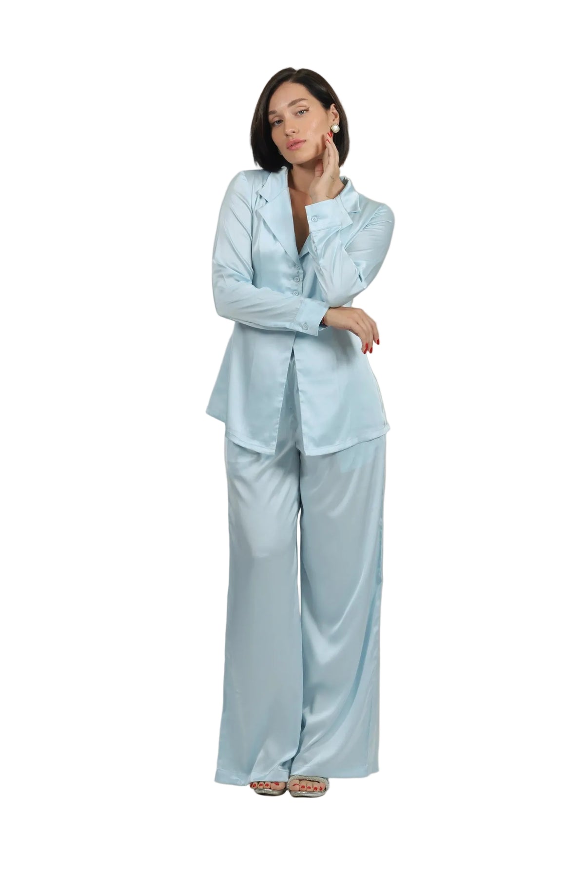 Boss Babe Energy - Women's Silk Blazer Co-ord Set