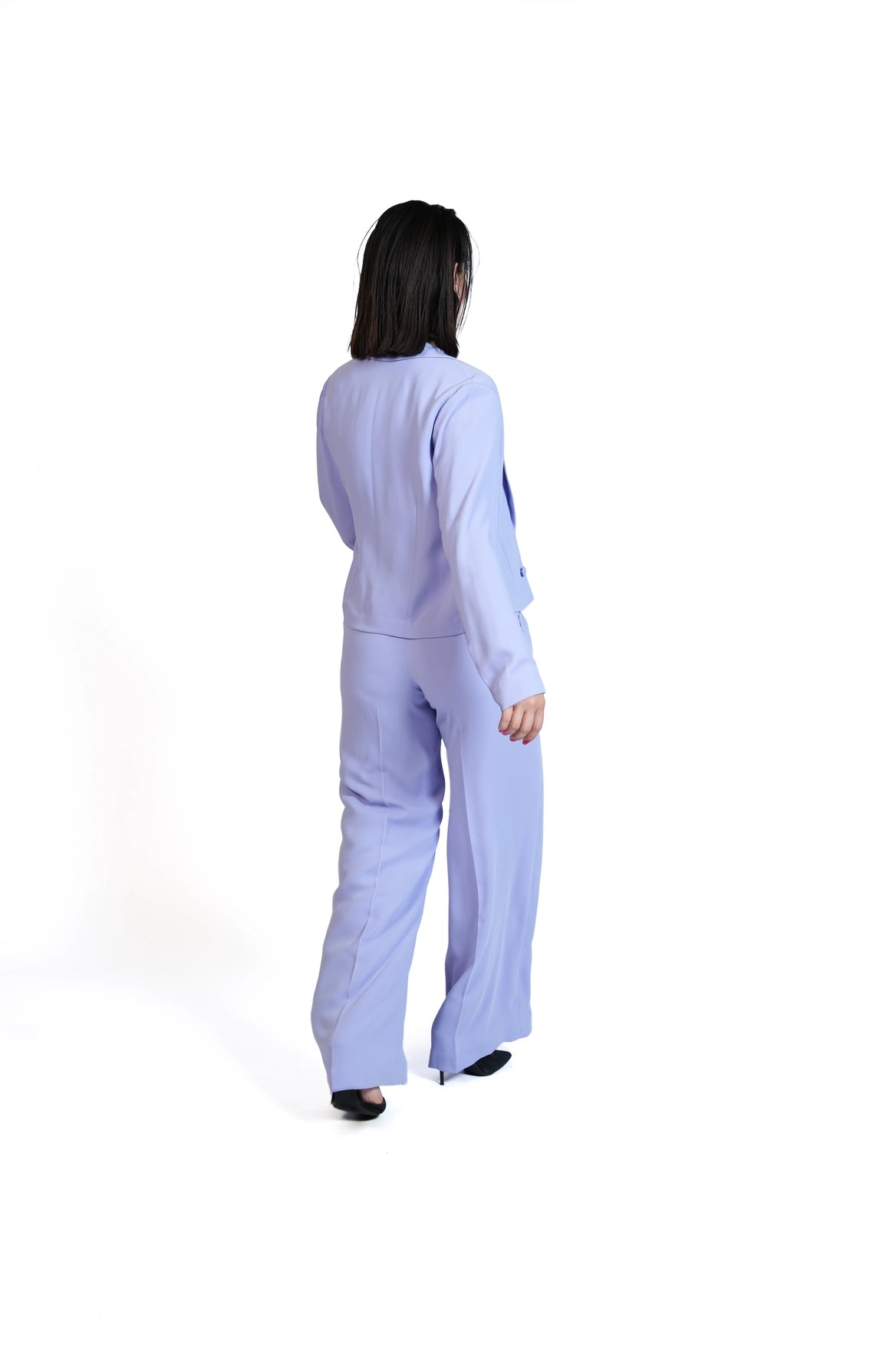 First Impression - Cropped Blazer 3-Piece Tailored Set