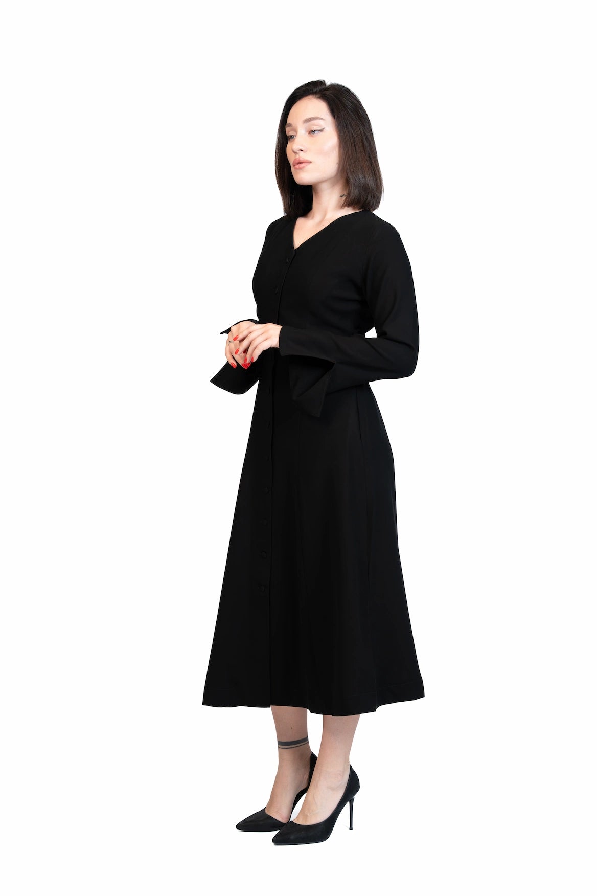 Put Together - Corset-Back Button-Through Dress