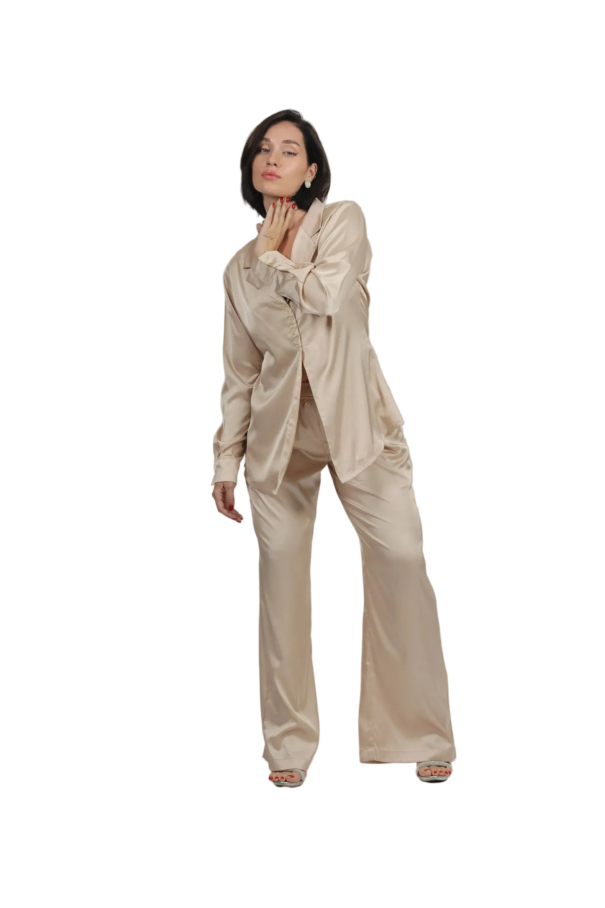 Boss Babe Energy - Women's Silk Blazer Co-ord Set