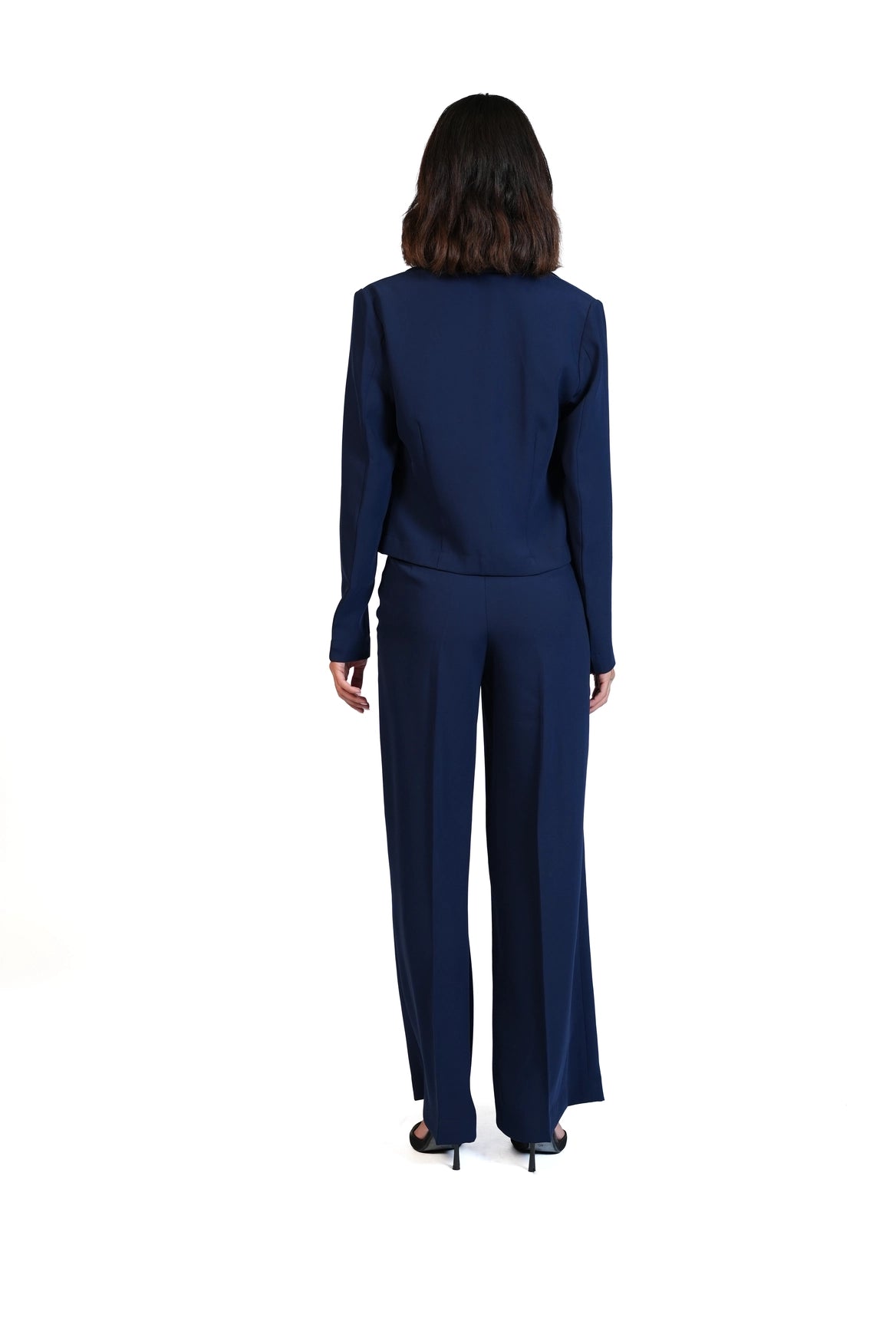 First Impression - Cropped Blazer 3-Piece Tailored Set