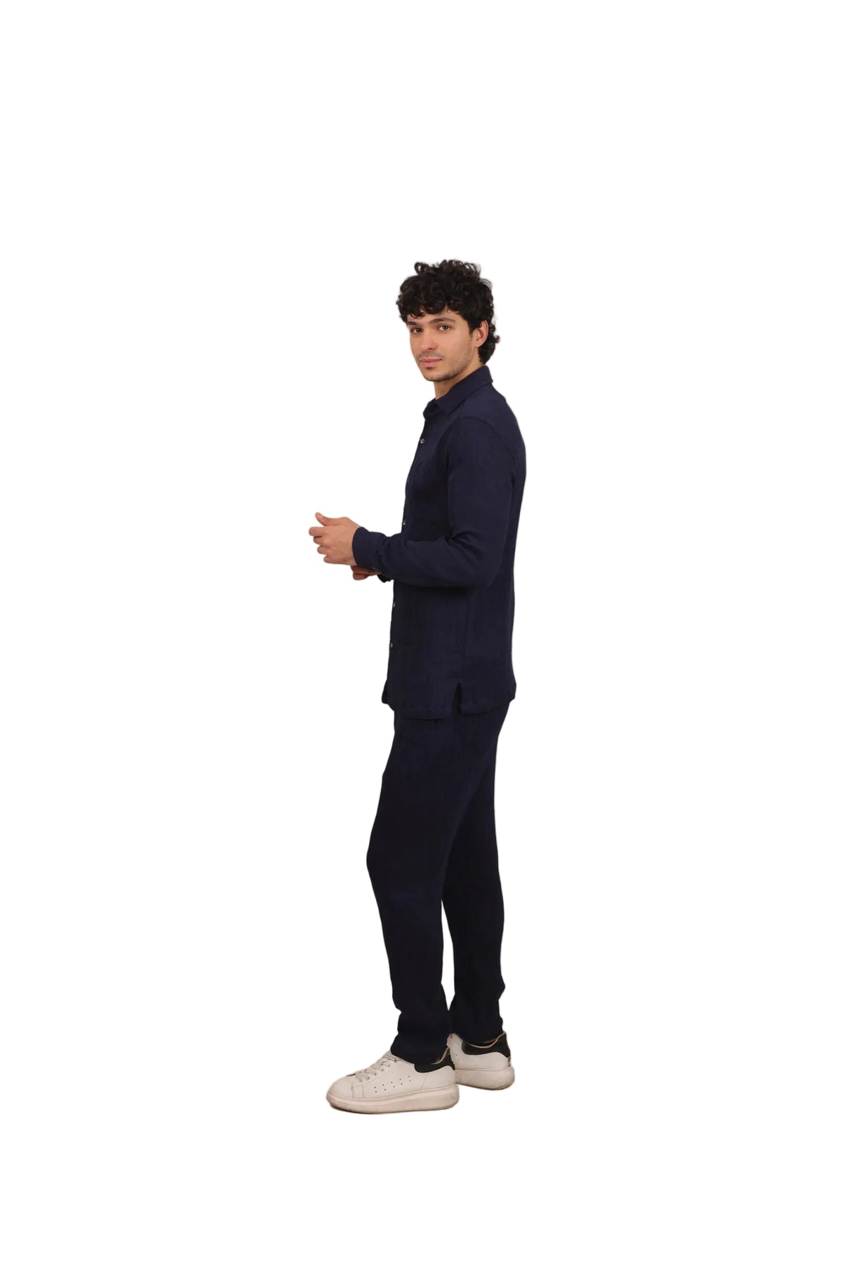 Waffle - Men's Crinkle Co-ord Set