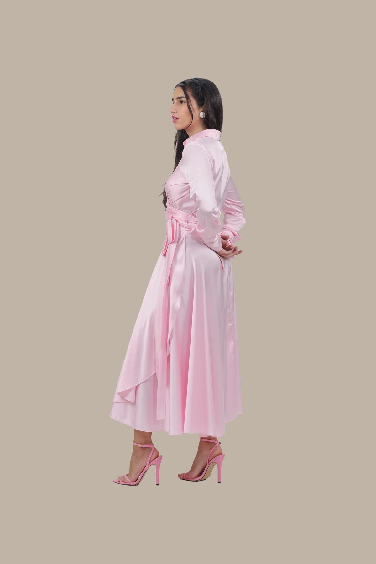 Princess Treatment Only - Women's Silk Wrap Maxi Skirt Set