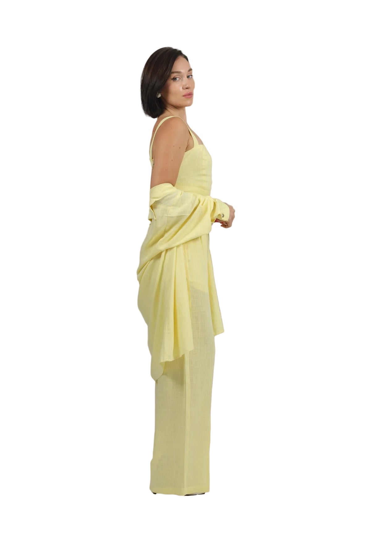 Total Babe Trio - Women's Linen 3-Piece Co-ord Set
