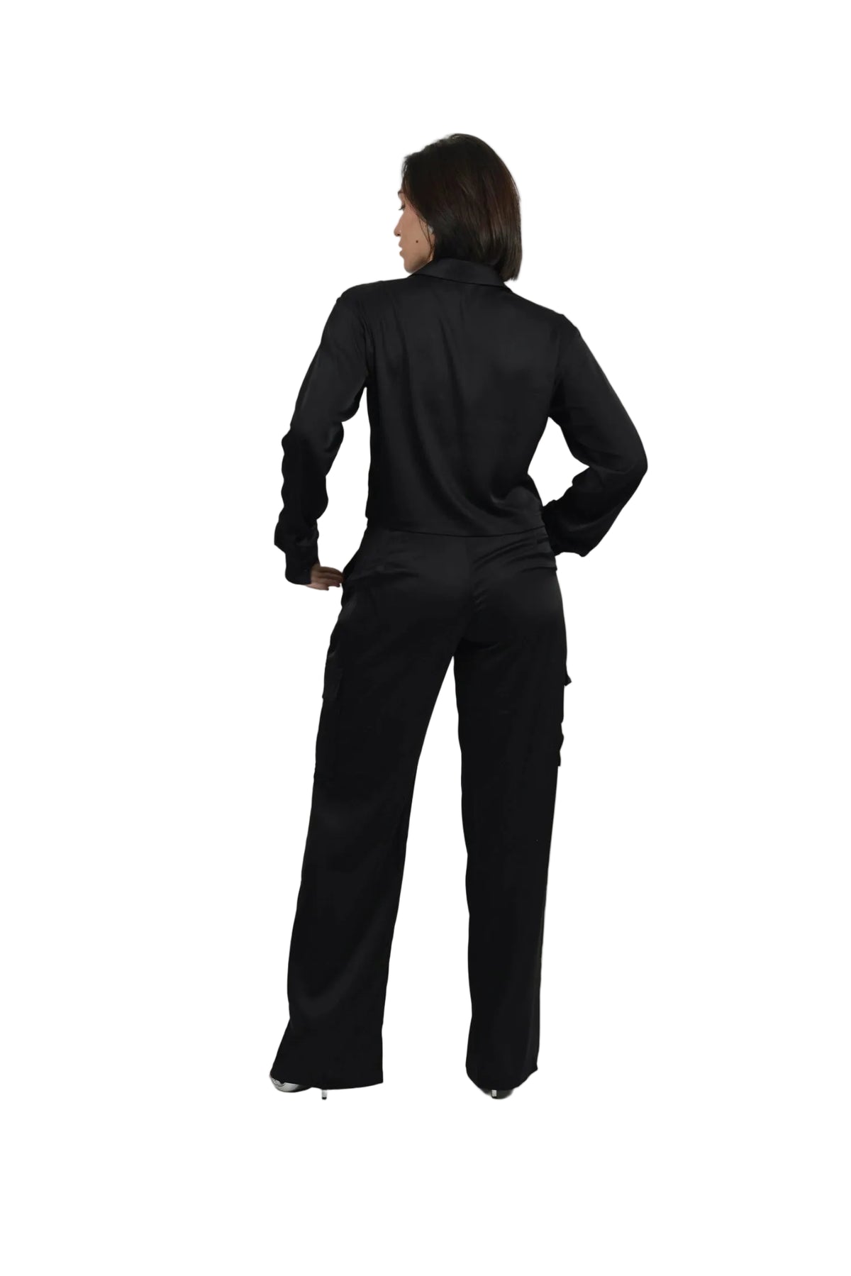 Soft Rebel - Women's Silk Cargo Co-ord Set