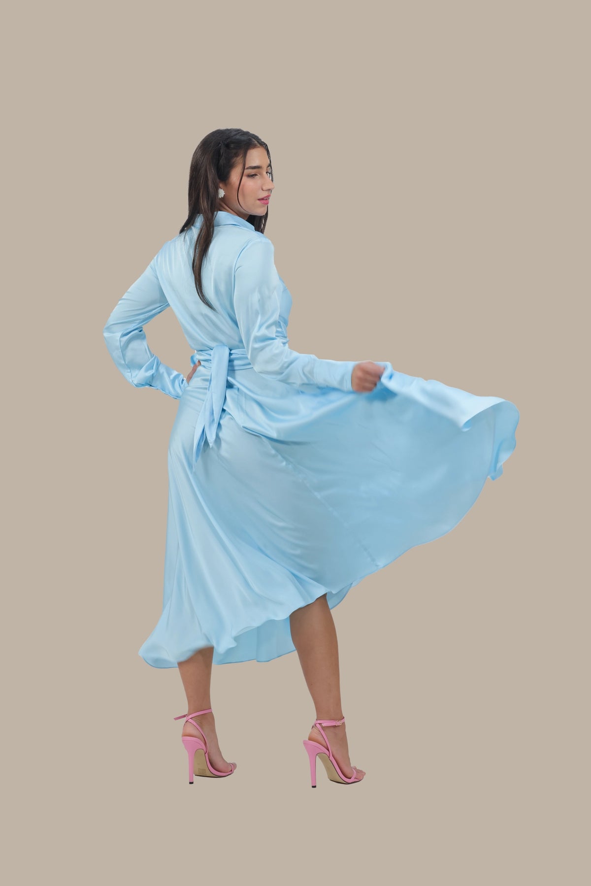 Princess Treatment Only - Women's Silk Wrap Maxi Skirt Set