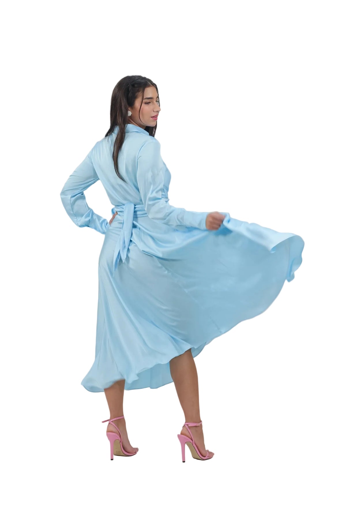 Princess Treatment Only - Women's Silk Wrap Maxi Skirt Set