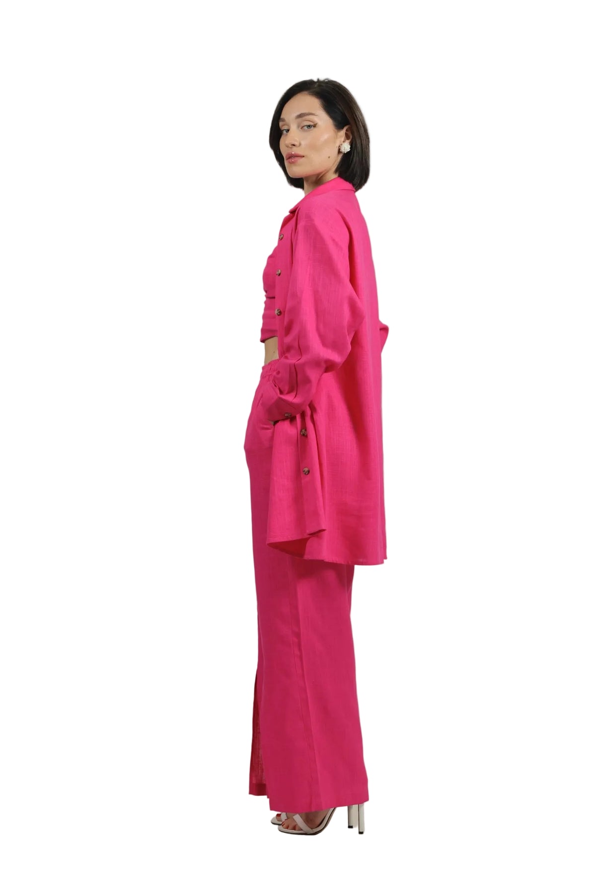 Total Babe Trio - Women's Linen 3-Piece Co-ord Set