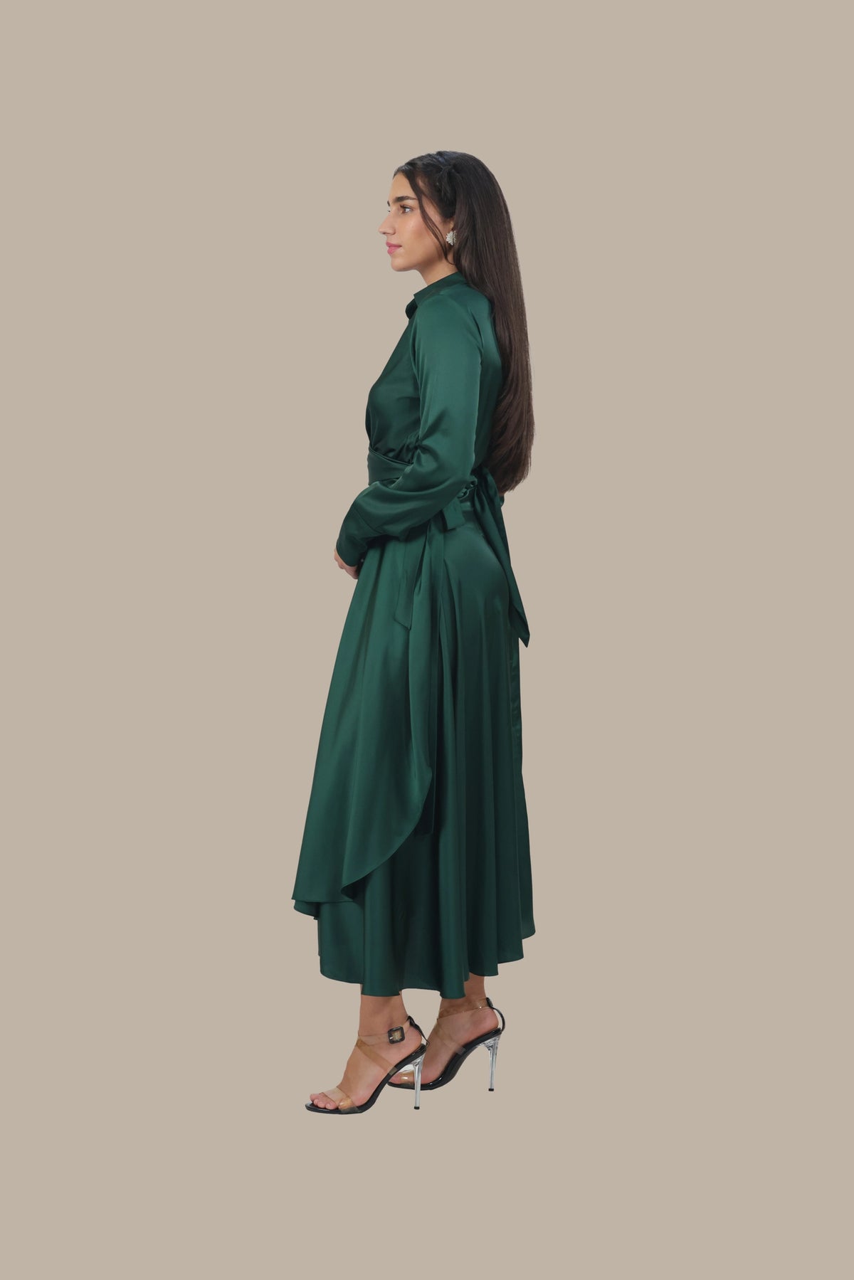 Princess Treatment Only - Women's Silk Wrap Maxi Skirt Set