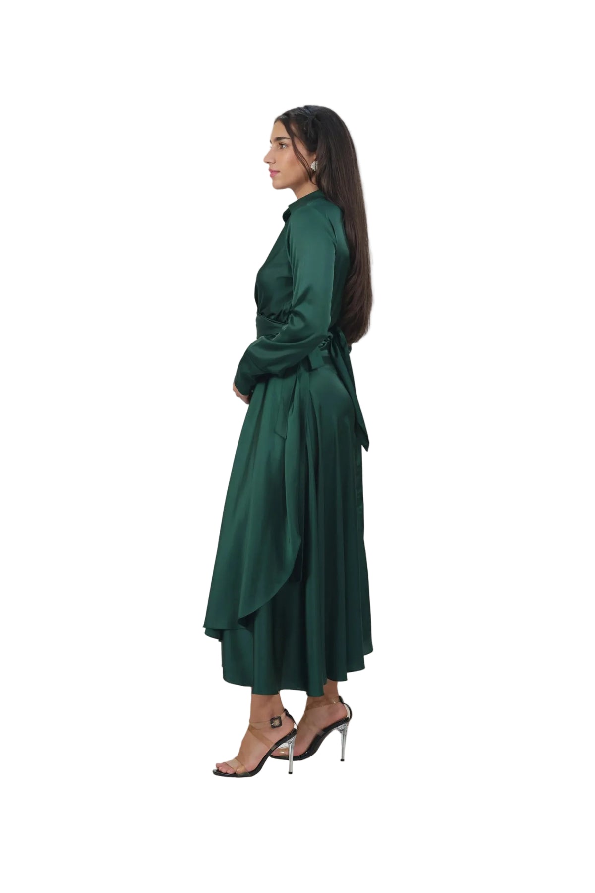 Princess Treatment Only - Women's Silk Wrap Maxi Skirt Set