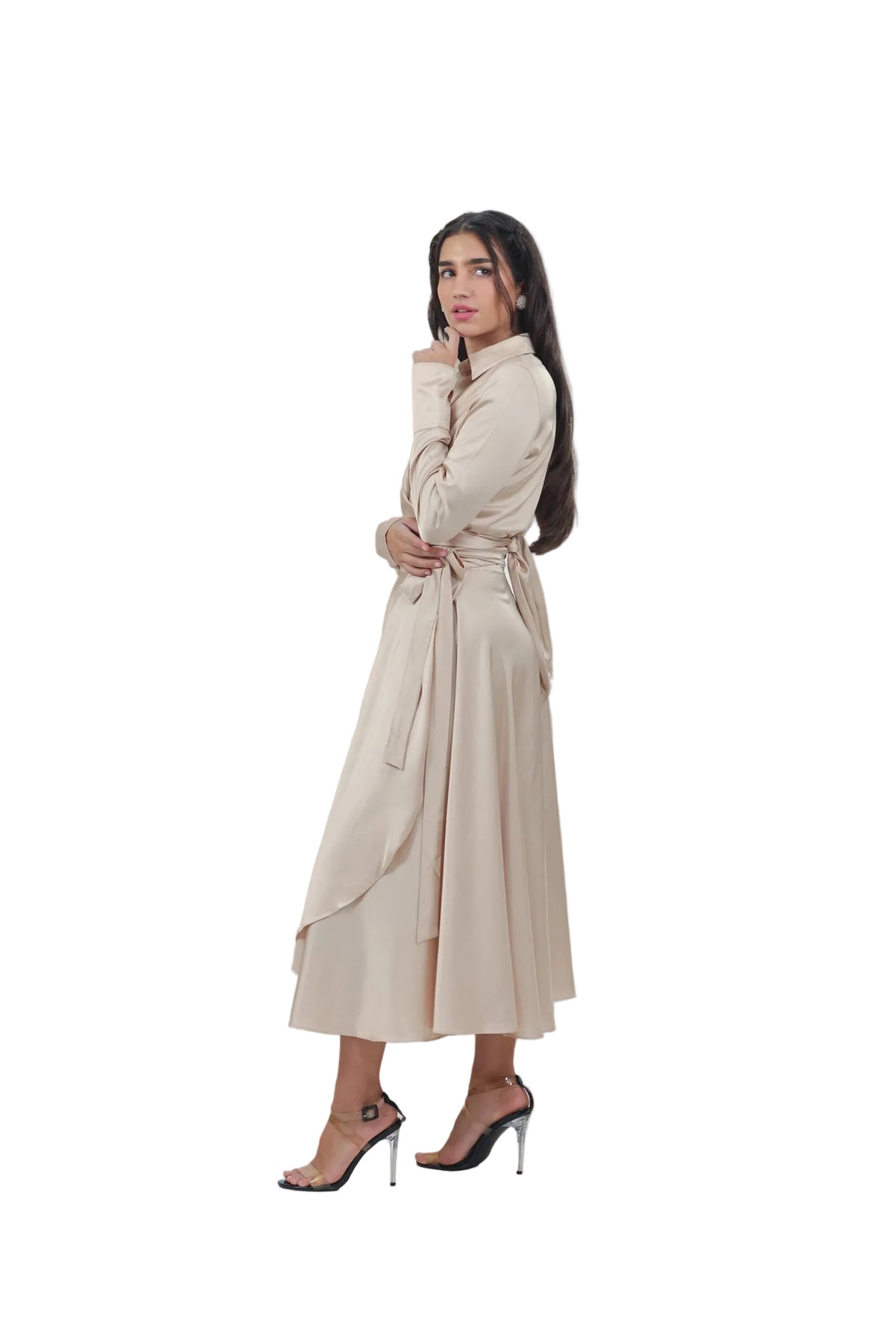 Princess Treatment Only - Women's Silk Wrap Maxi Skirt Set