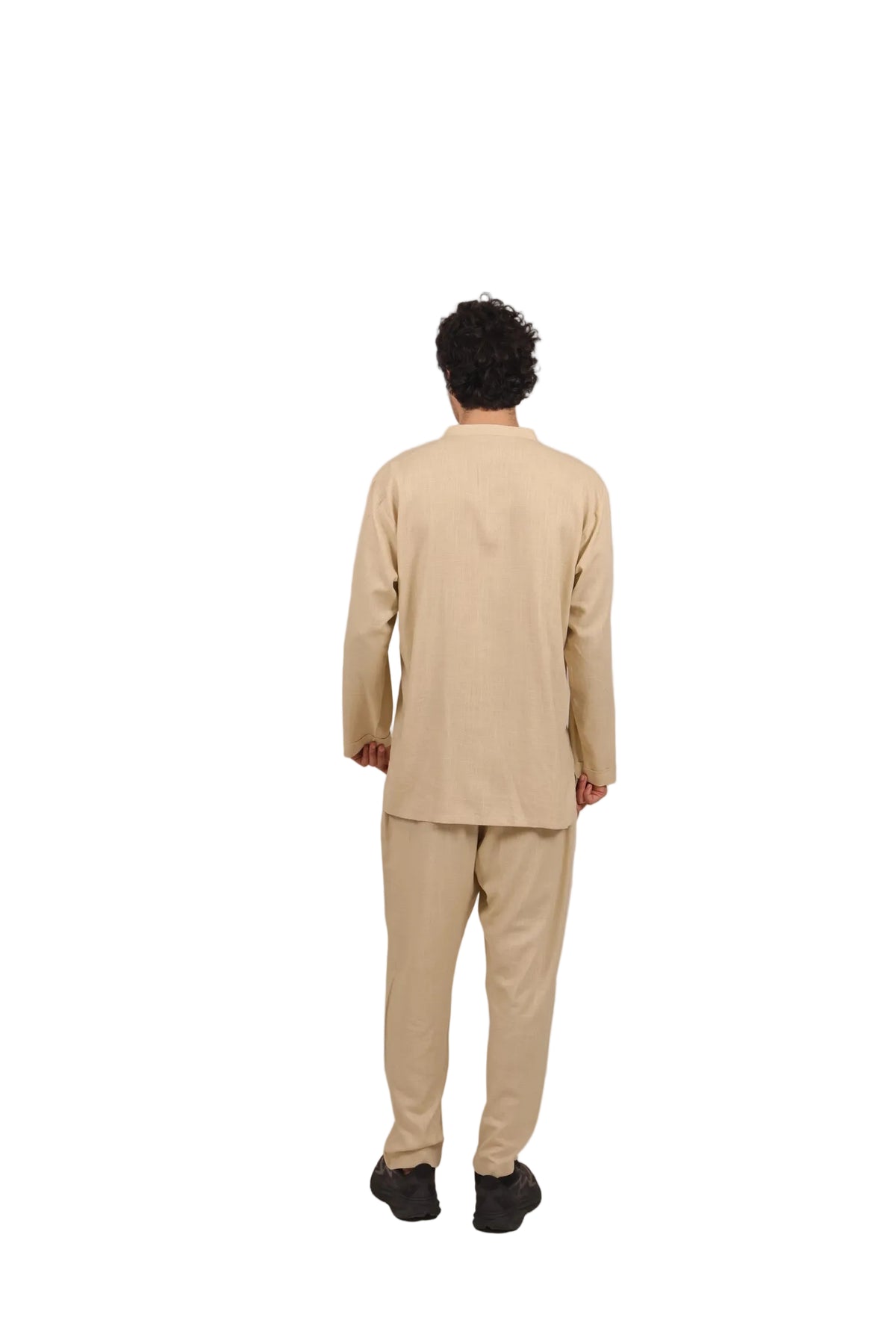 Drawstring - Men's Linen Co-ord Set
