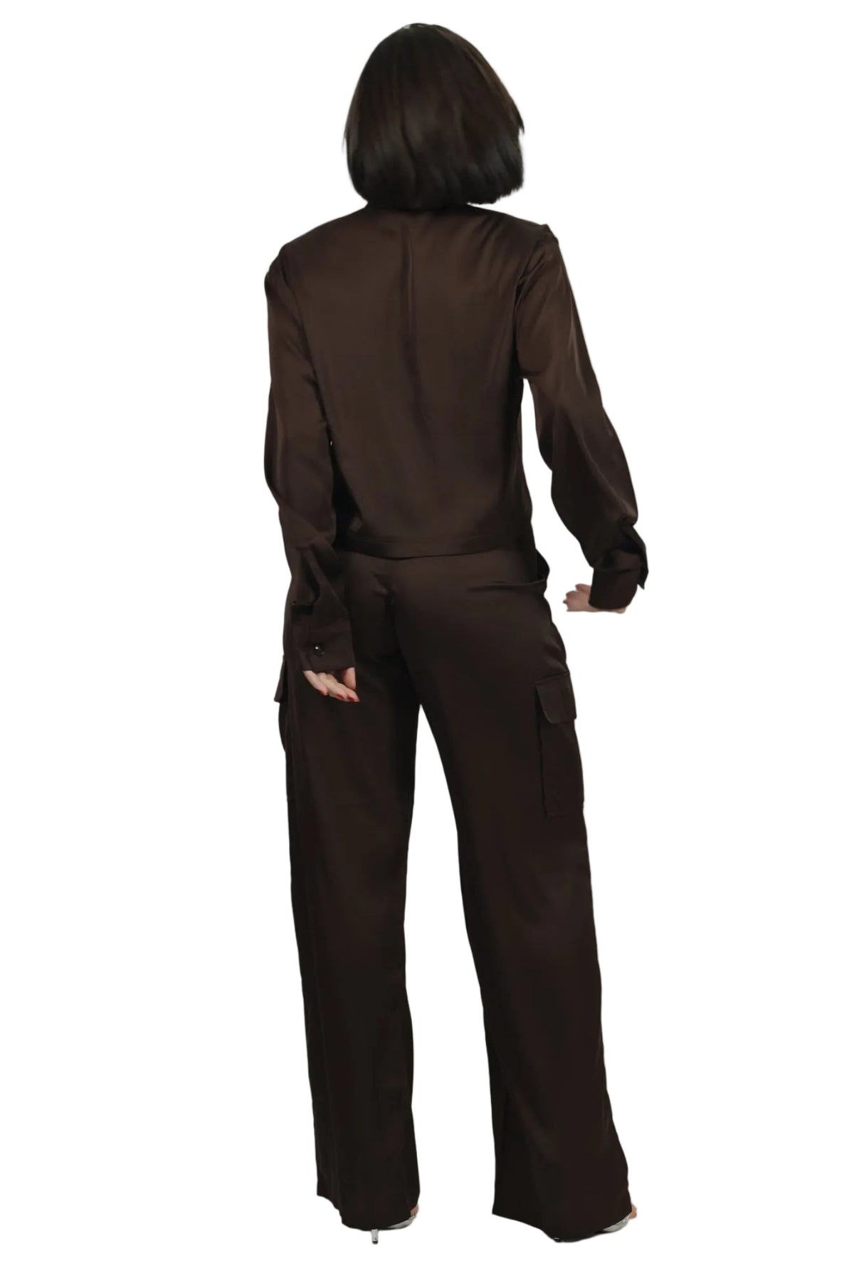 Soft Rebel - Women's Silk Cargo Co-ord Set