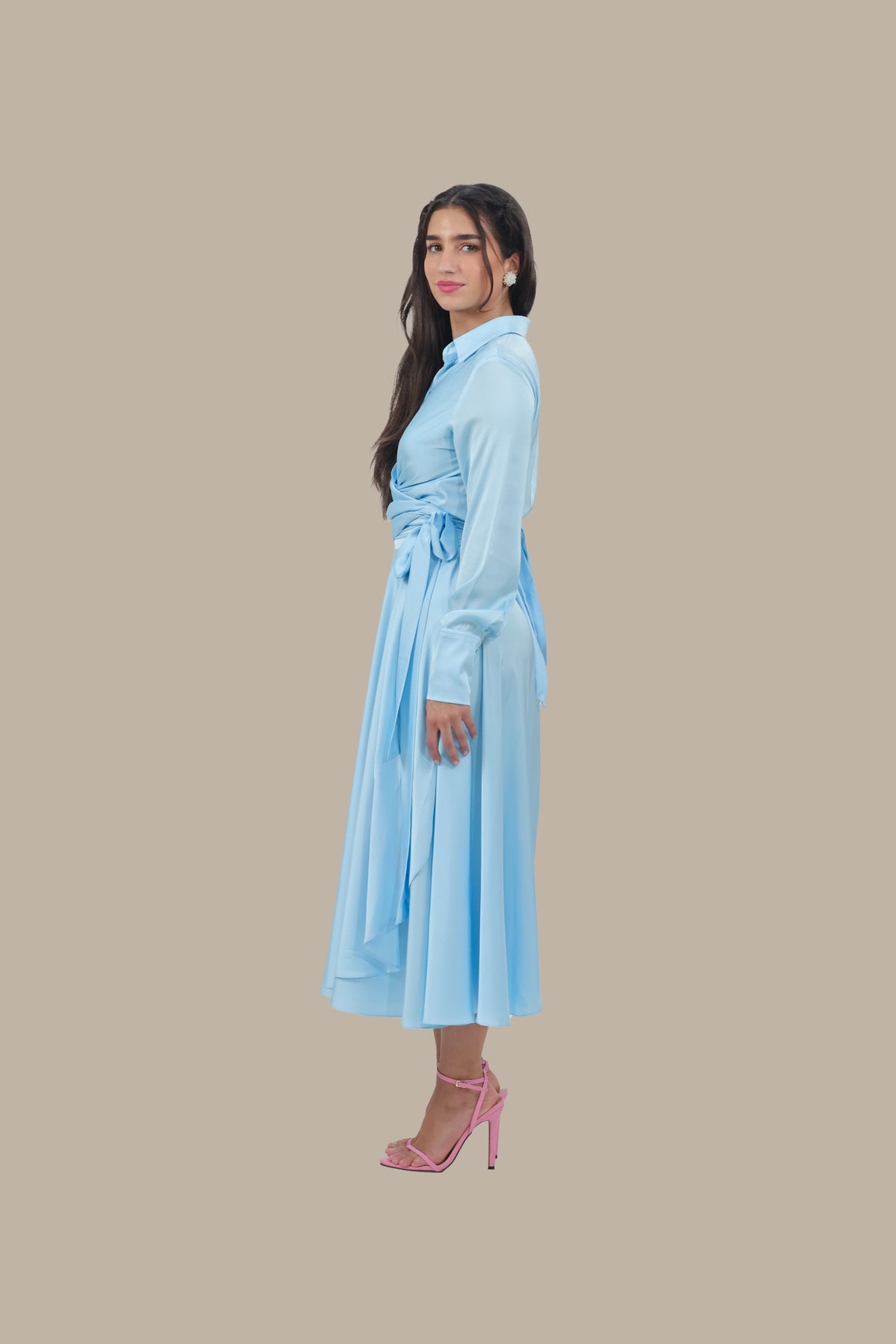 Princess Treatment Only - Women's Silk Wrap Maxi Skirt Set