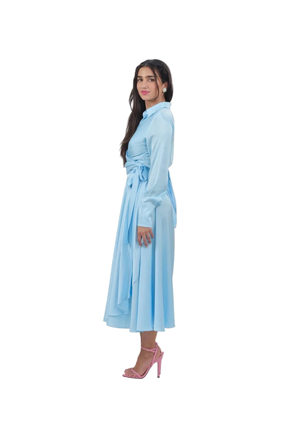 Princess Treatment Only - Women's Silk Wrap Maxi Skirt Set