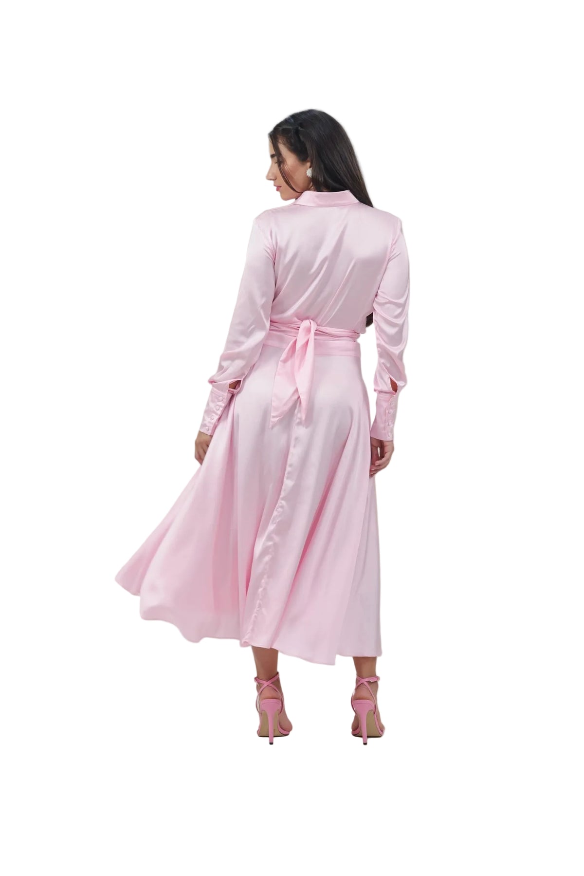 Princess Treatment Only - Women's Silk Wrap Maxi Skirt Set