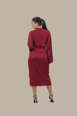 She's the Moment - Women's Silk Co-ord Set