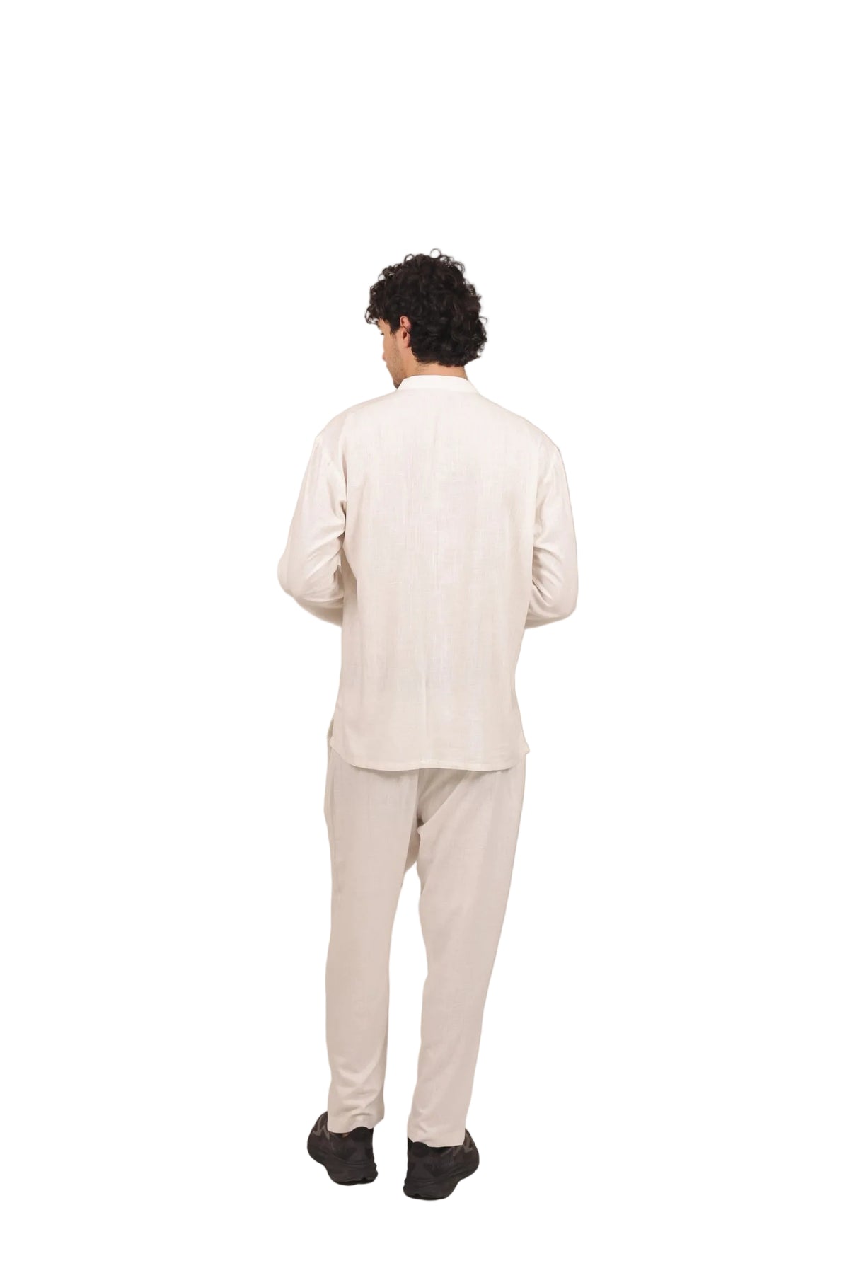 Drawstring - Men's Linen Co-ord Set