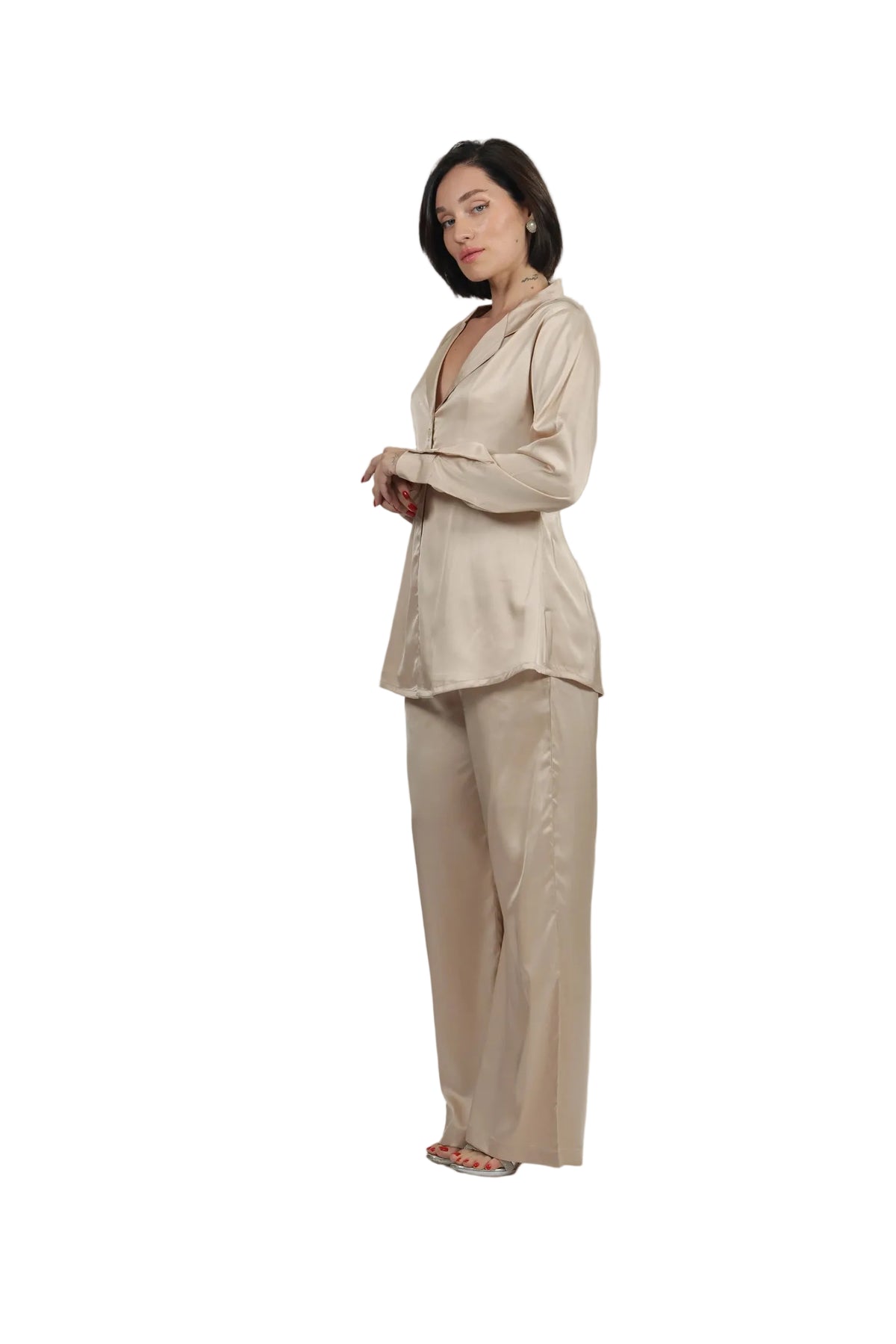 Boss Babe Energy - Women's Silk Blazer Co-ord Set