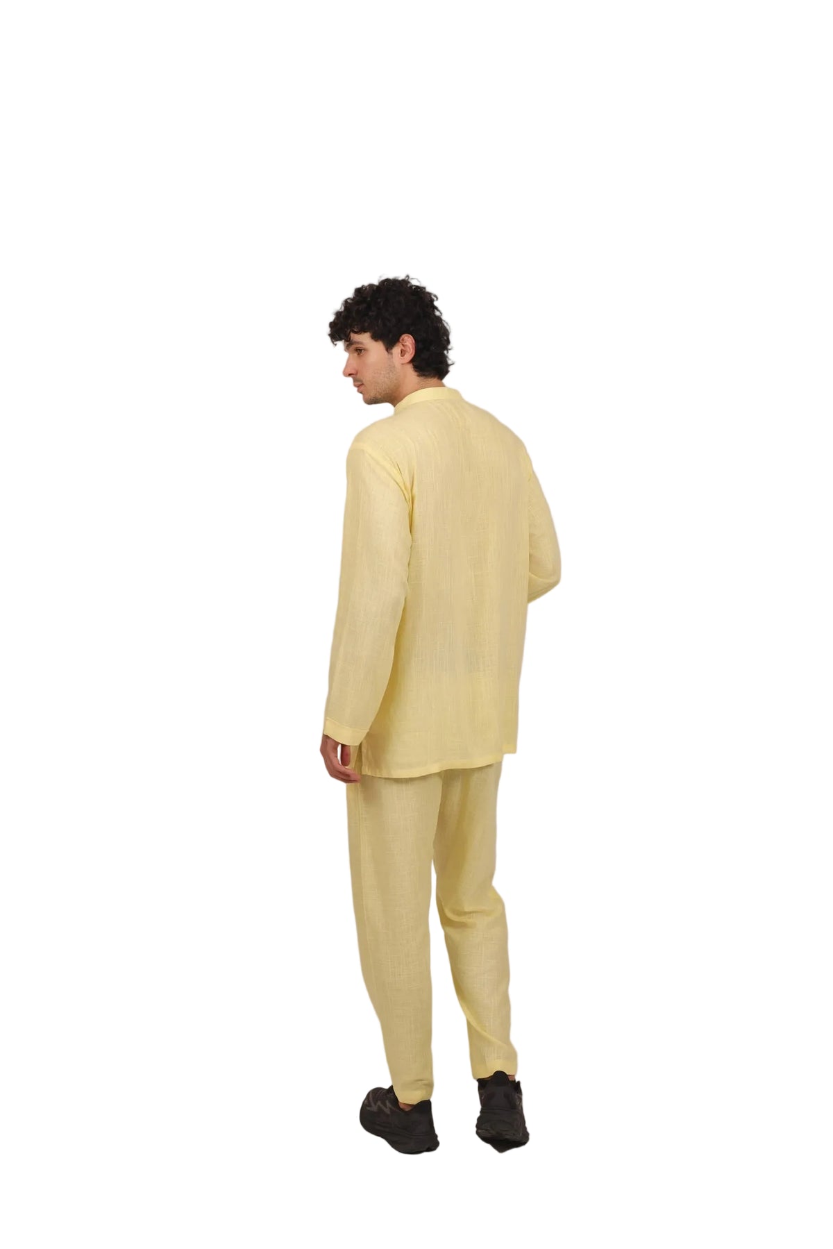 Drawstring - Men's Linen Co-ord Set