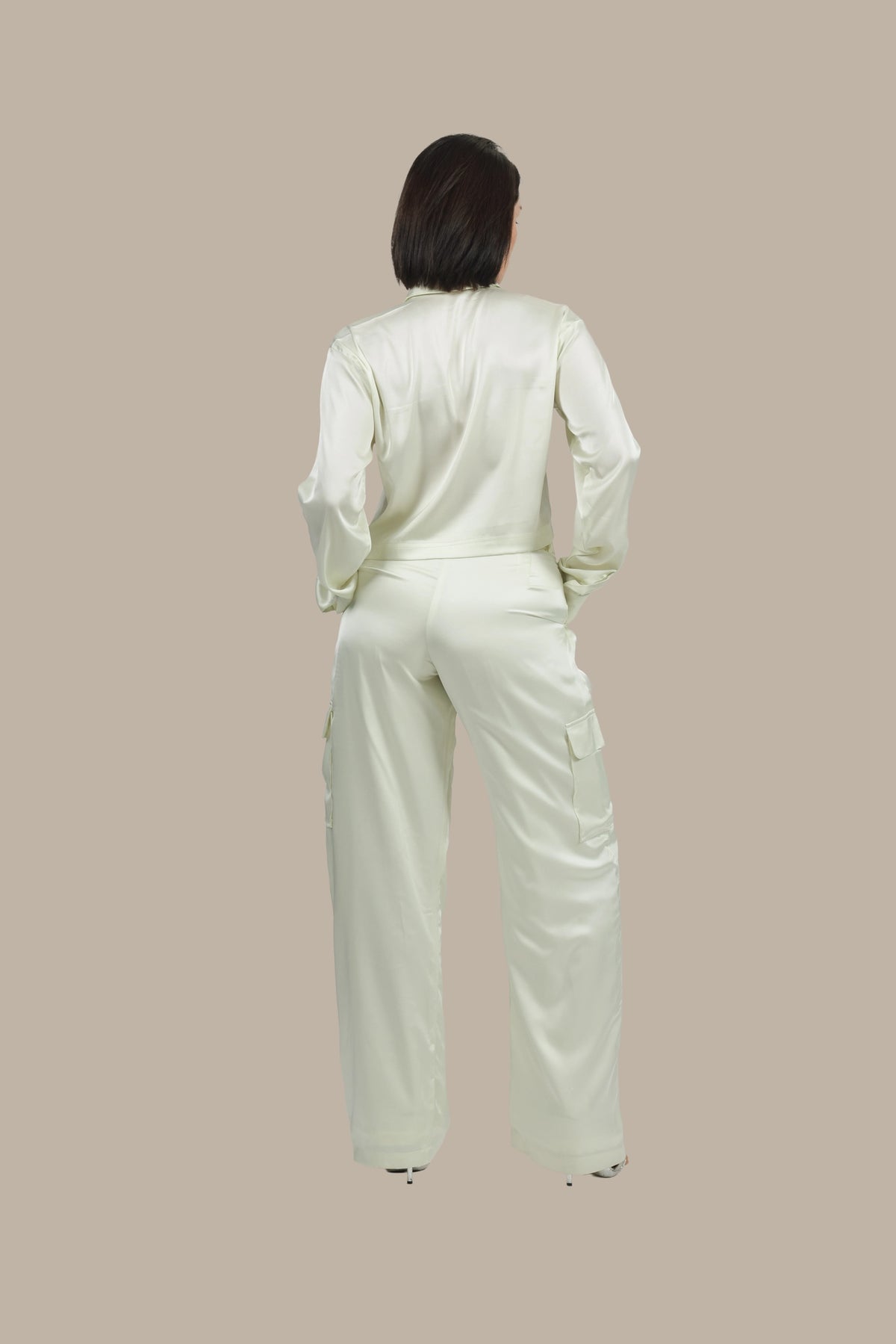 Soft Rebel - Women's Silk Cargo Co-ord Set