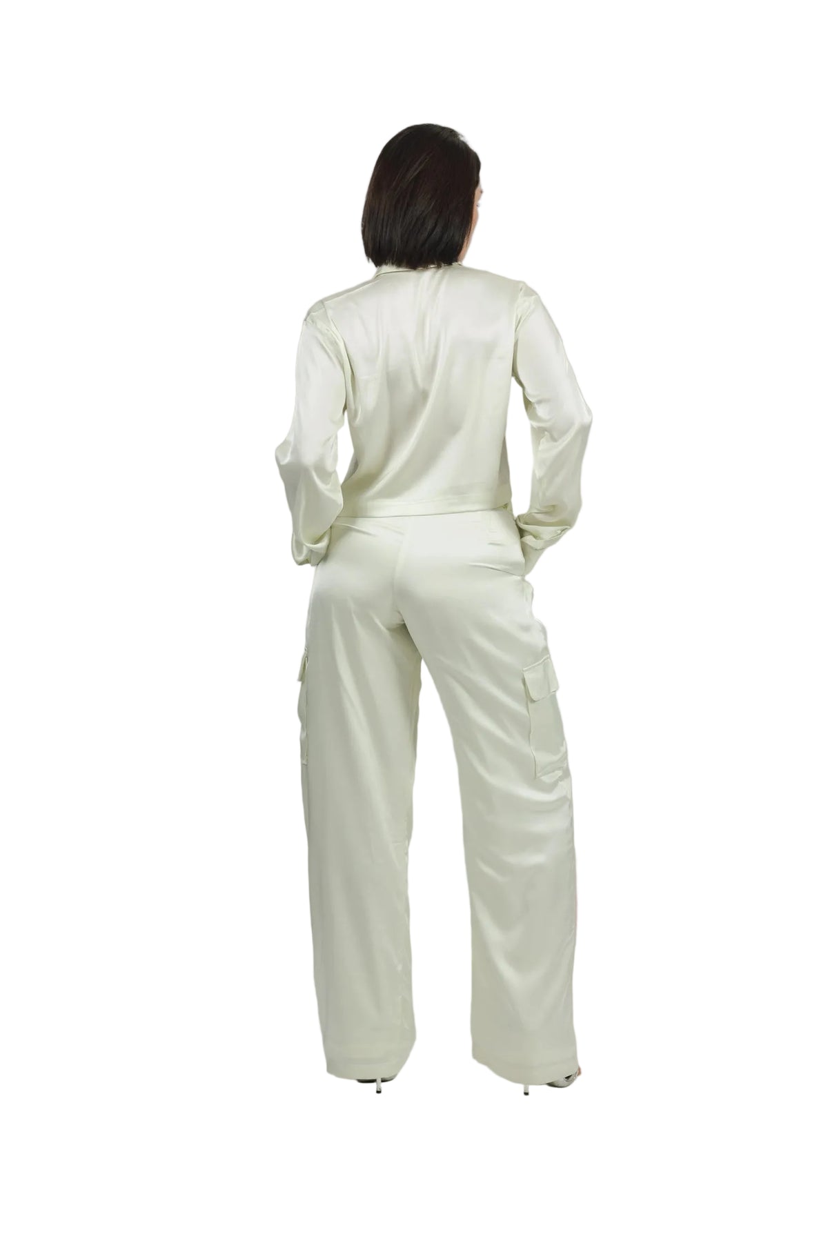 Soft Rebel - Women's Silk Cargo Co-ord Set