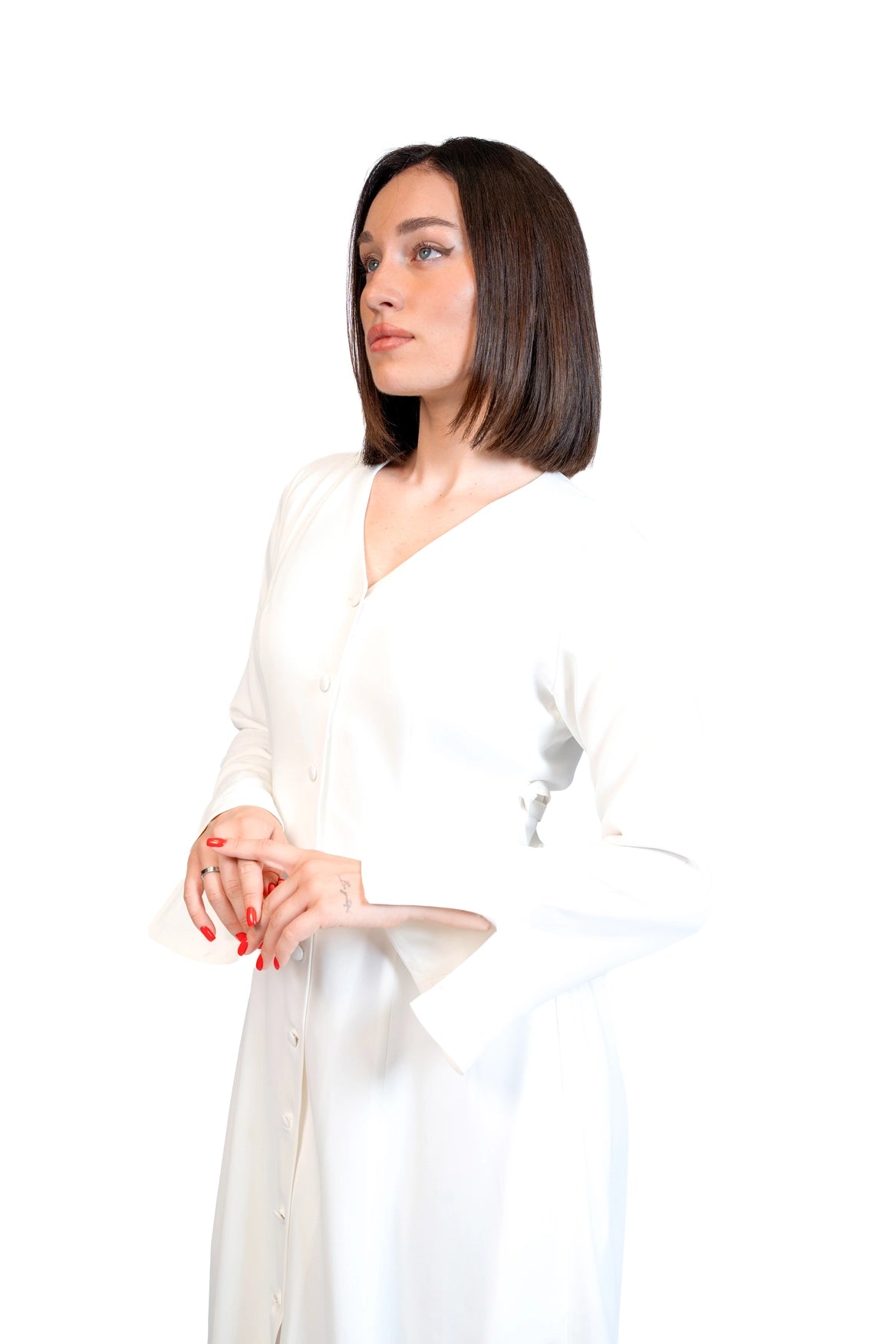 Put Together - Corset-Back Button-Through Dress