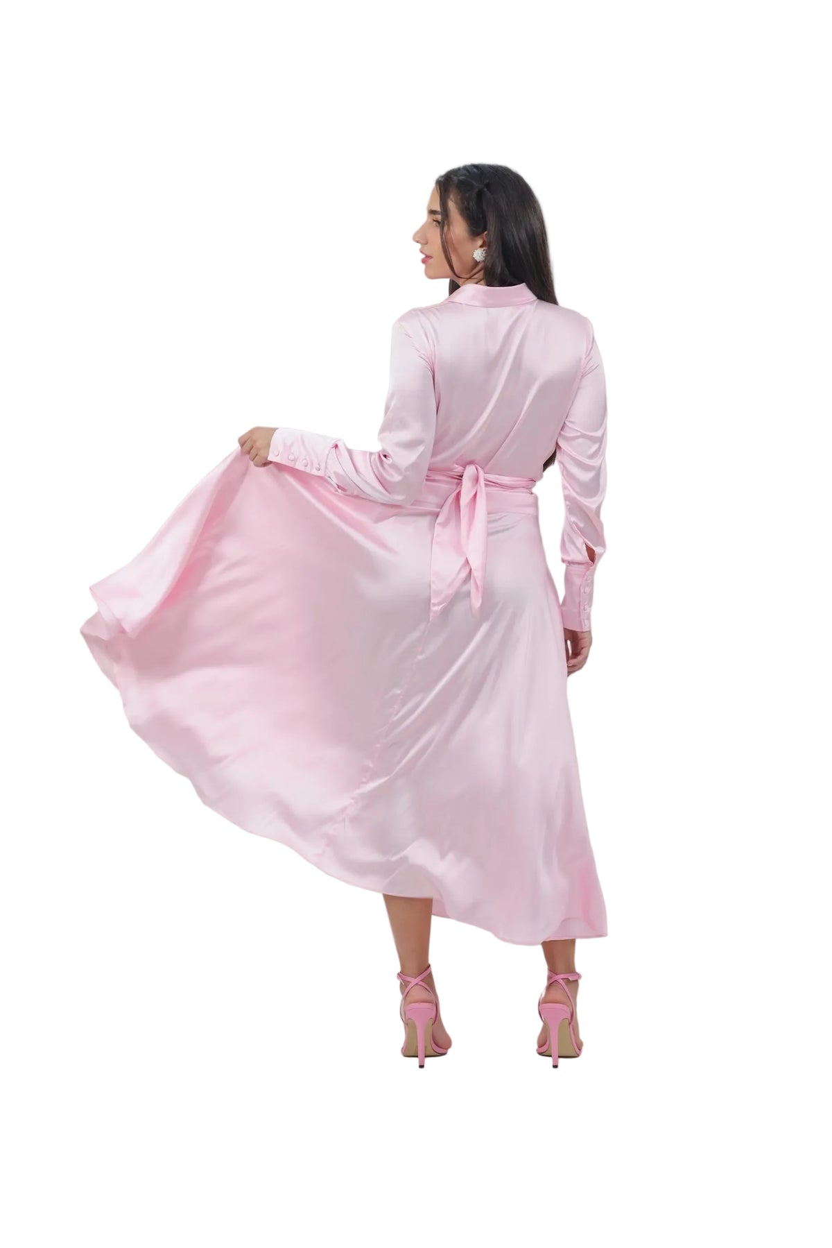 Princess Treatment Only - Women's Silk Wrap Maxi Skirt Set