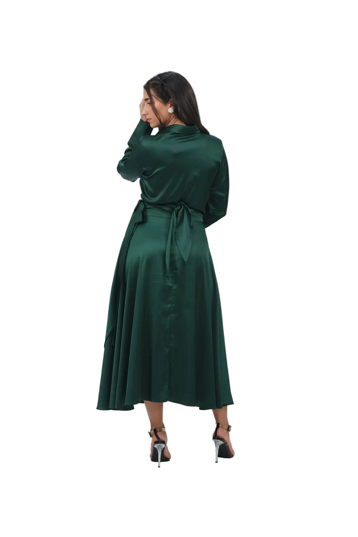 Princess Treatment Only - Women's Silk Wrap Maxi Skirt Set