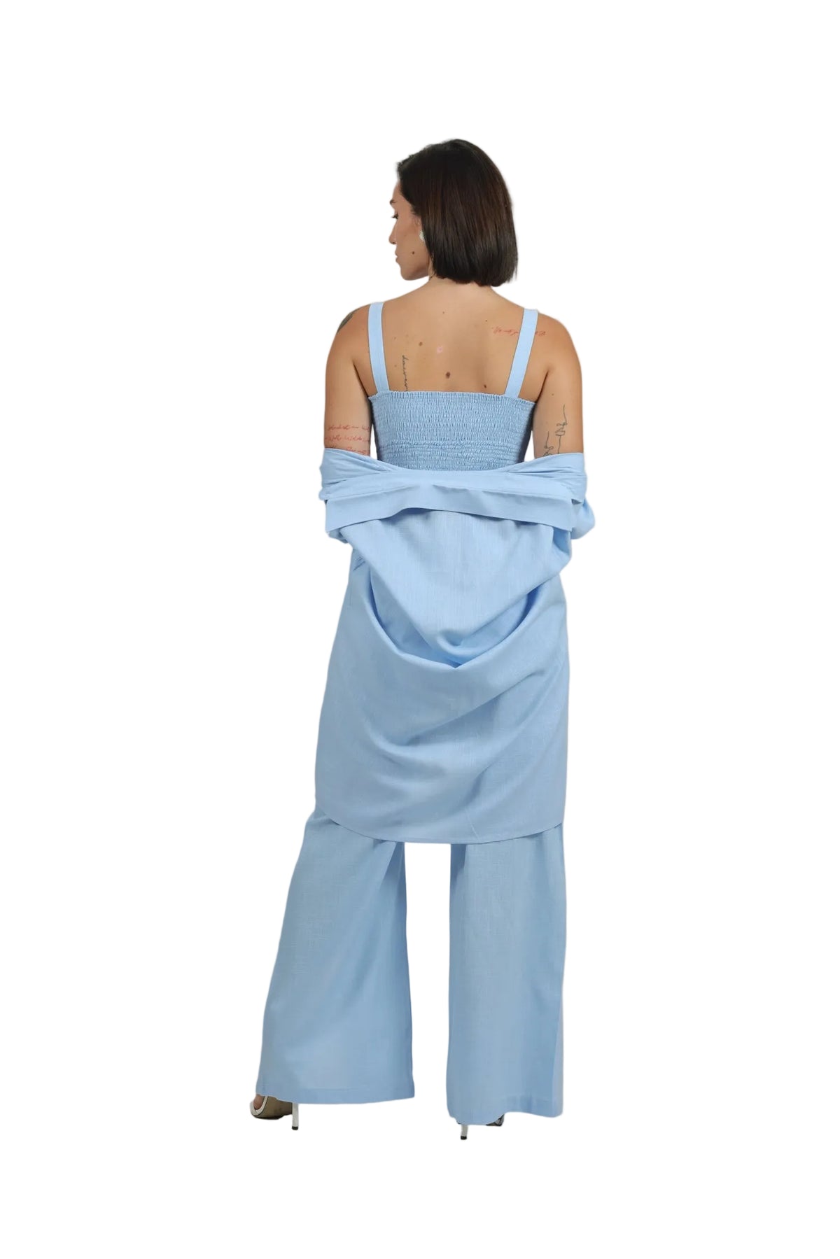 Total Babe Trio - Women's Linen 3-Piece Co-ord Set