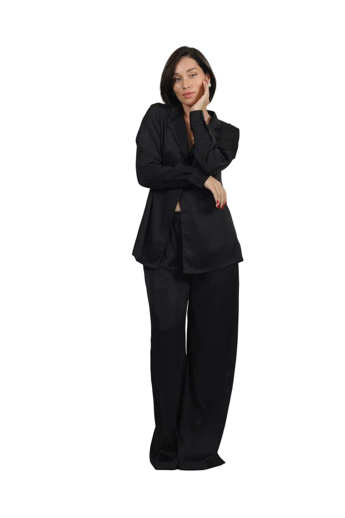 Boss Babe Energy - Women's Silk Blazer Co-ord Set