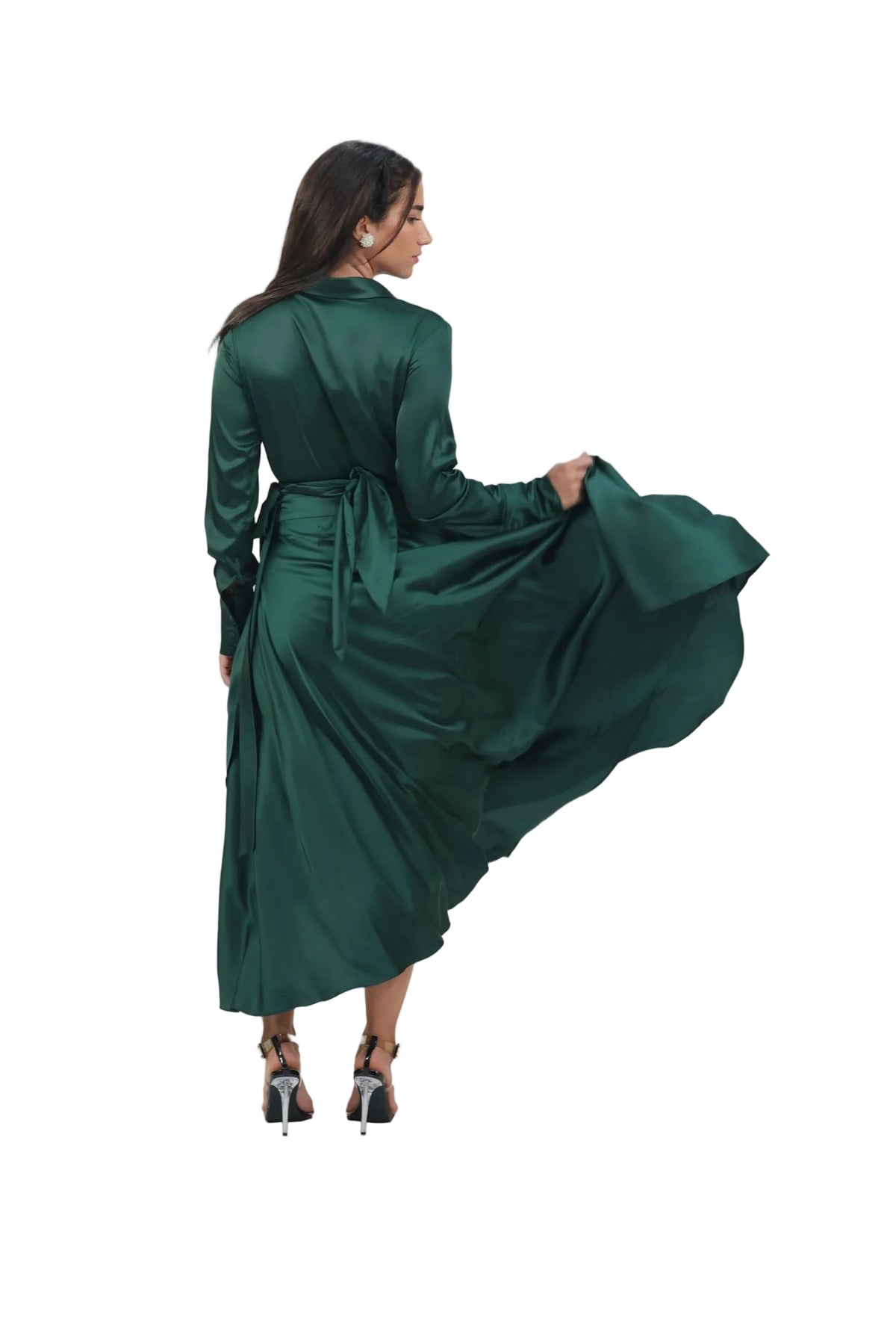 Princess Treatment Only - Women's Silk Wrap Maxi Skirt Set