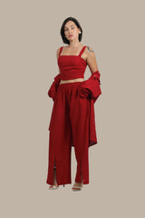 Total Babe Trio - Women's linen 3-Piece Set