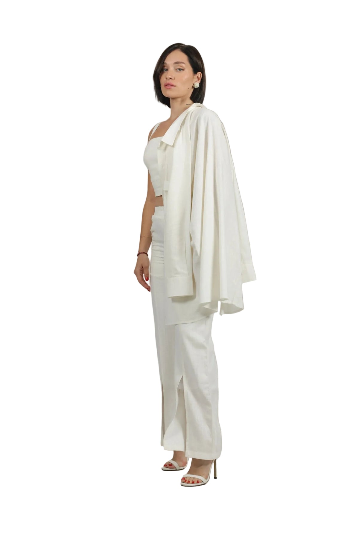 Total Babe Trio - Women's Linen 3-Piece Co-ord Set