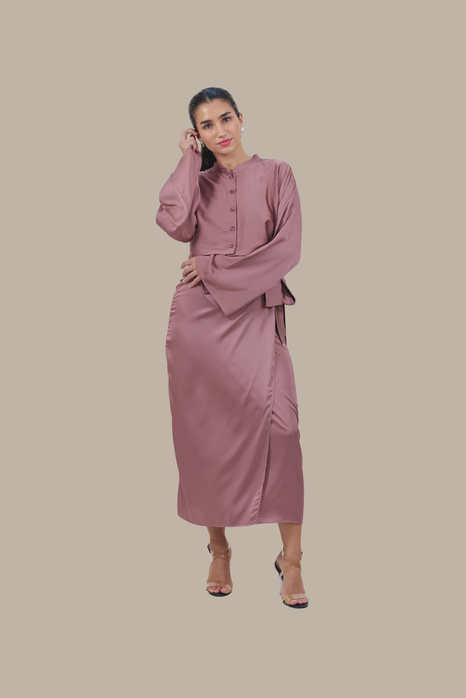 She's the Moment - Women's Silk Co-ord Set