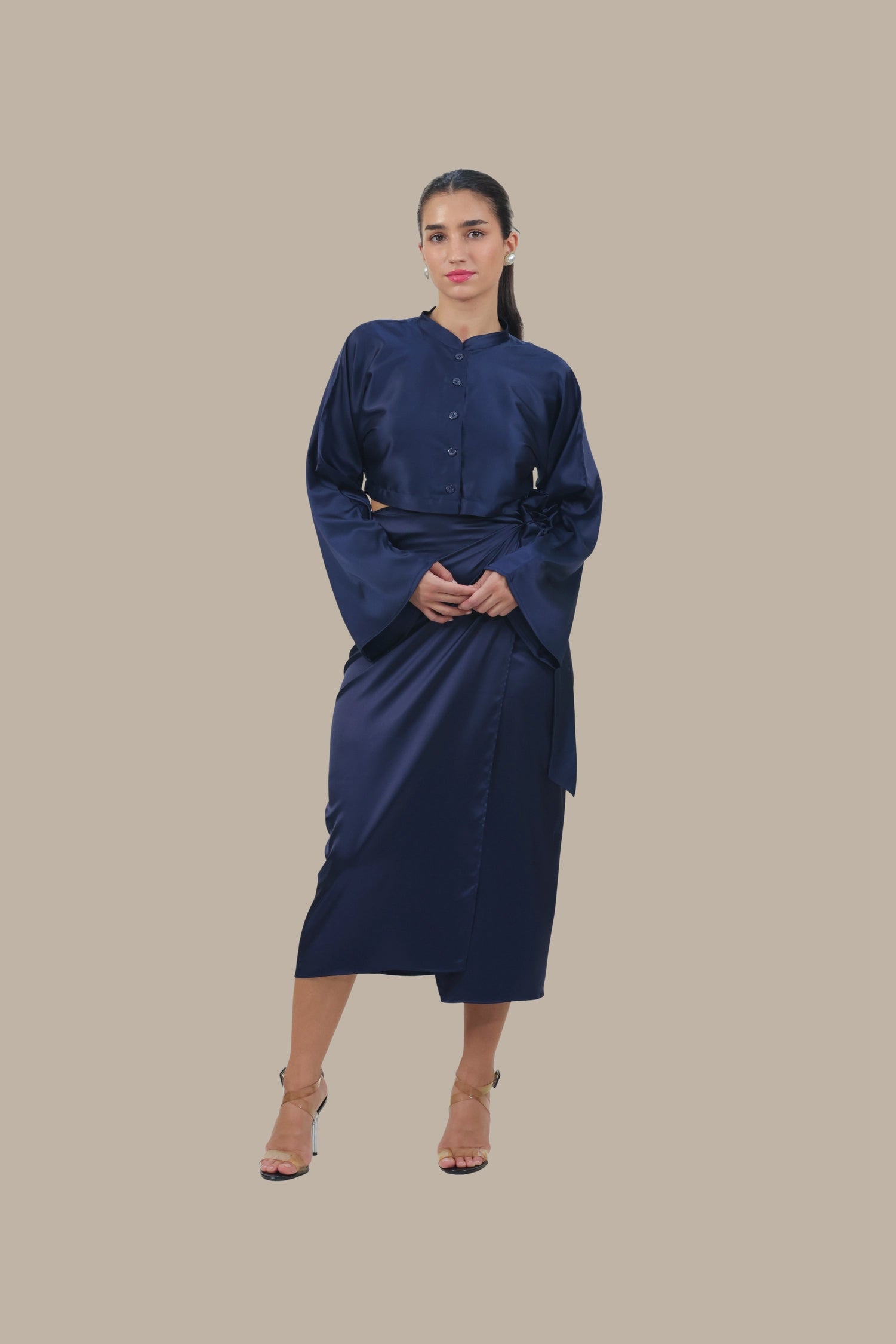 She's the Moment - Women's Silk Co-ord Set