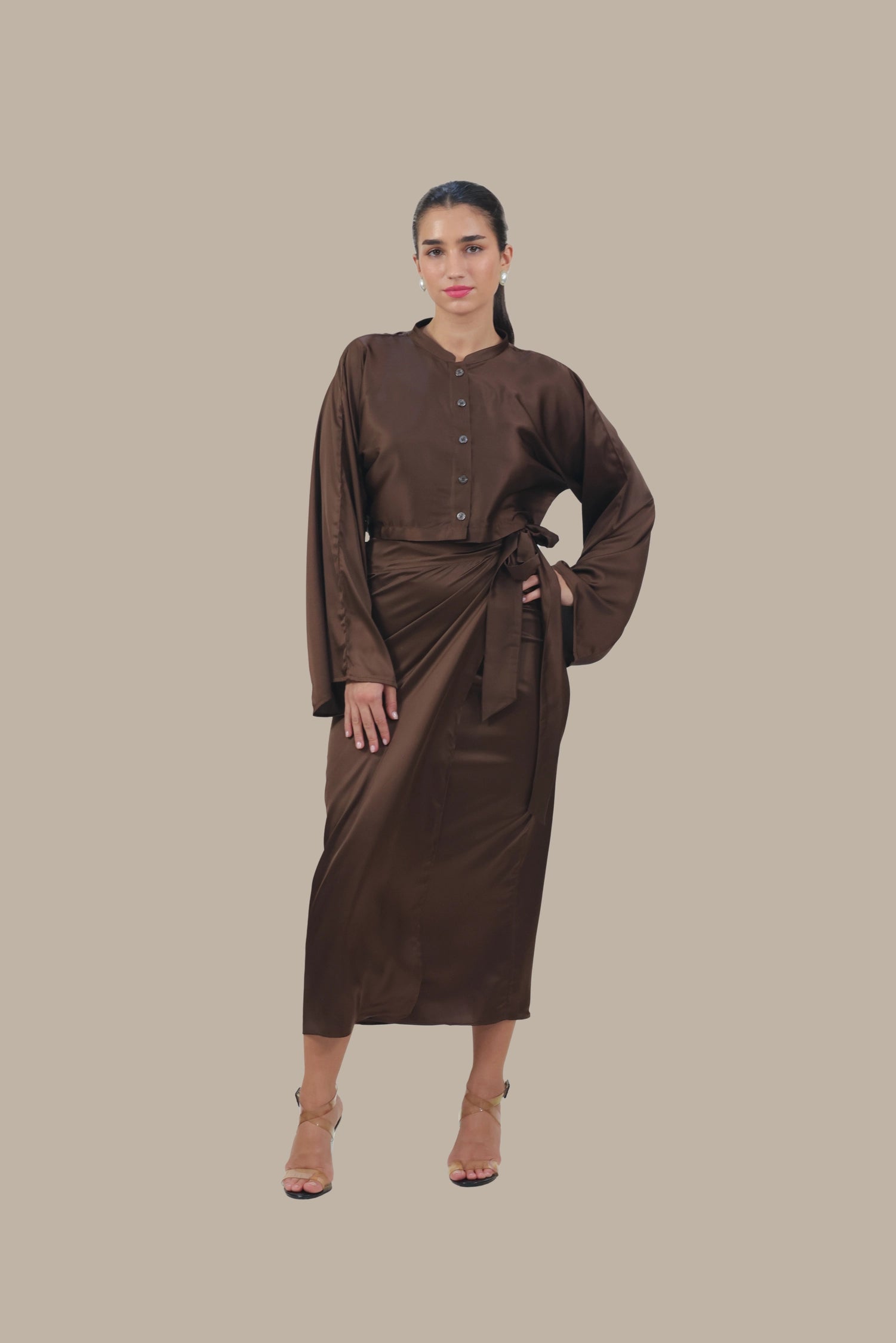 She's the Moment - Women's Silk Co-ord Set