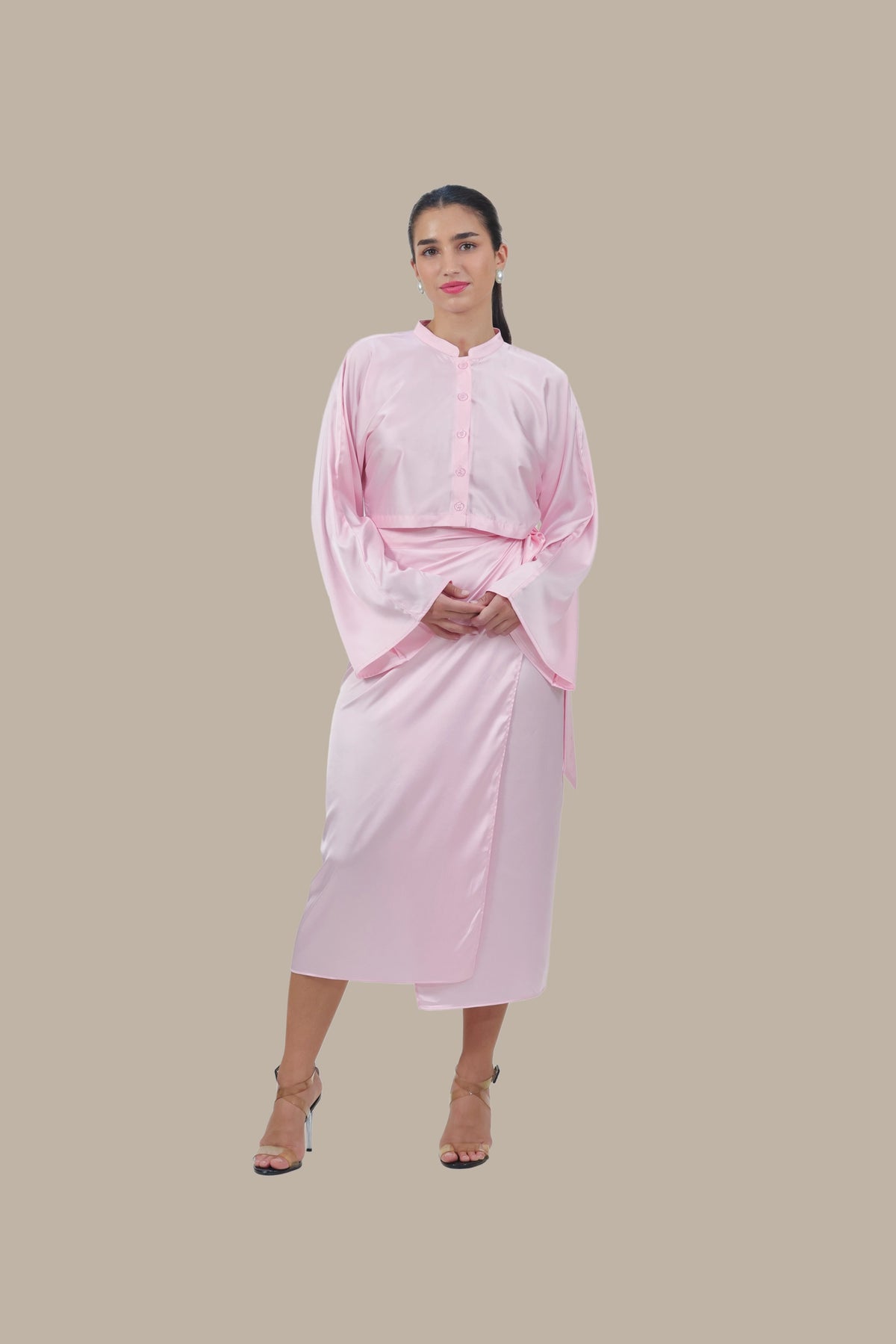 She's the Moment - Women's Silk Co-ord Set