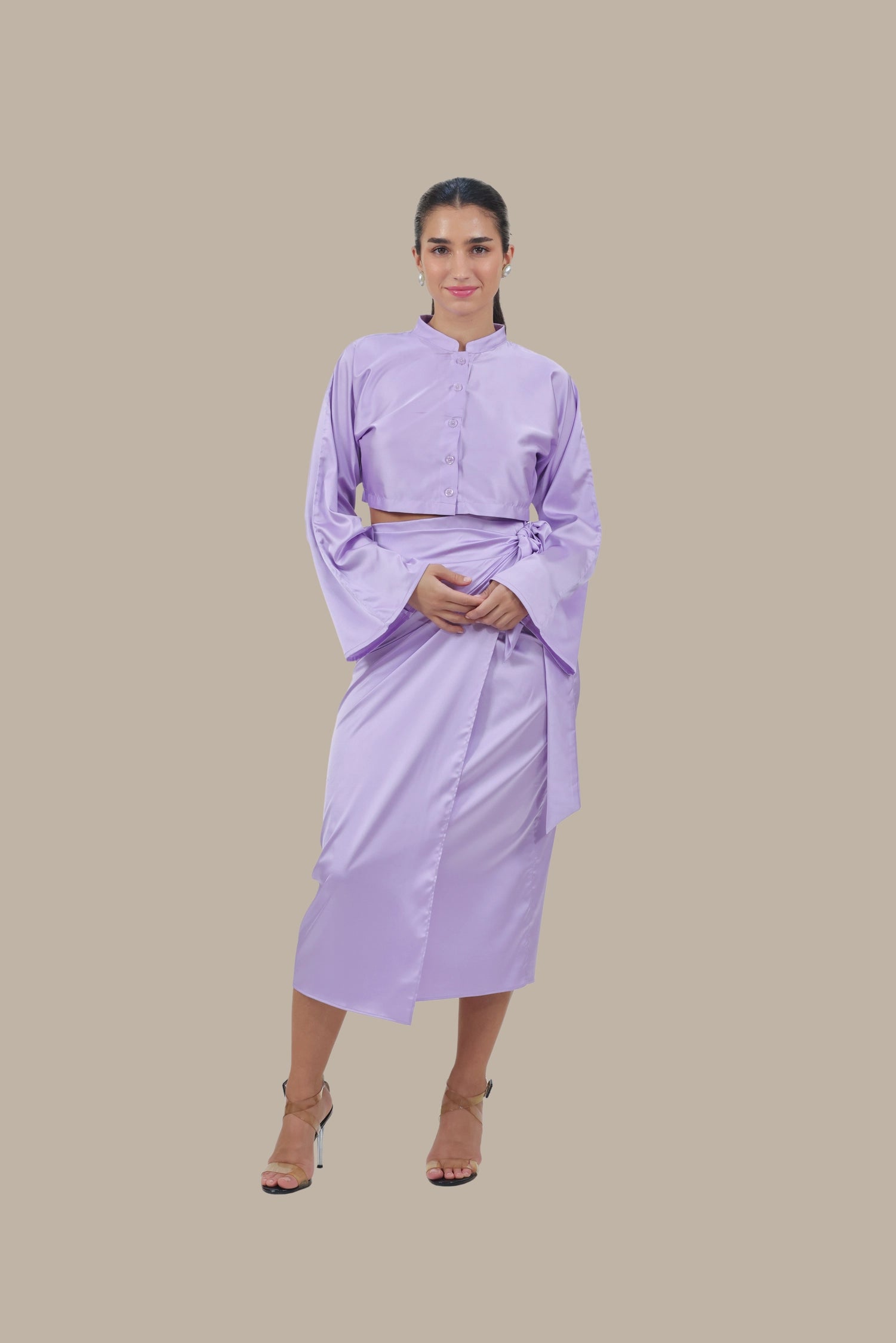 She's the Moment - Women's Silk Co-ord Set