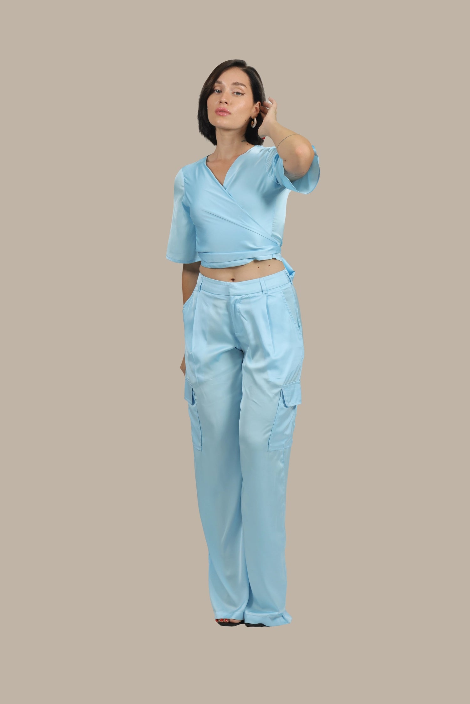 Unbothered – Women's Silk Co-ord Set