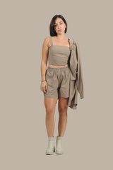 Stripe Show - Women's Linen 3-Piece Set