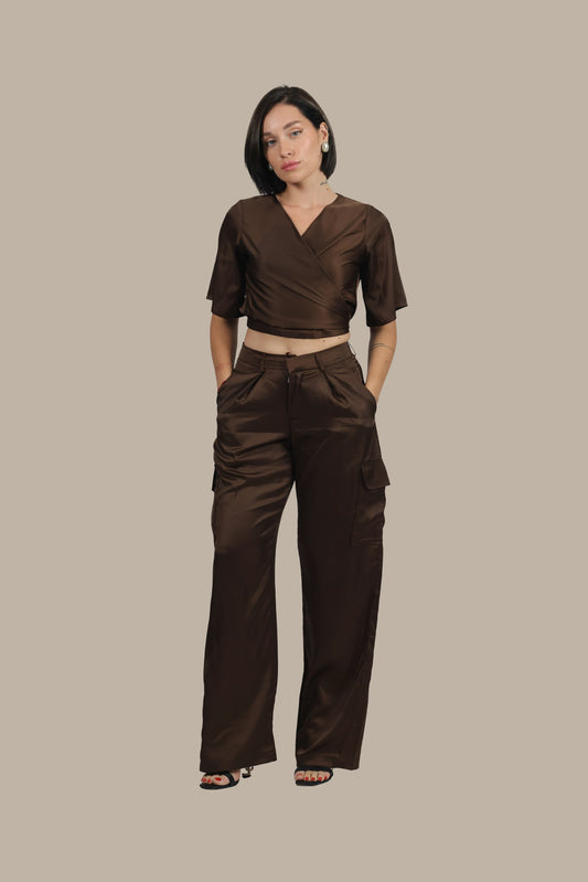 Unbothered – Women's Silk Co-ord Set