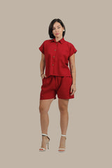 Groove Godess - Women's Color Pop Linen Set