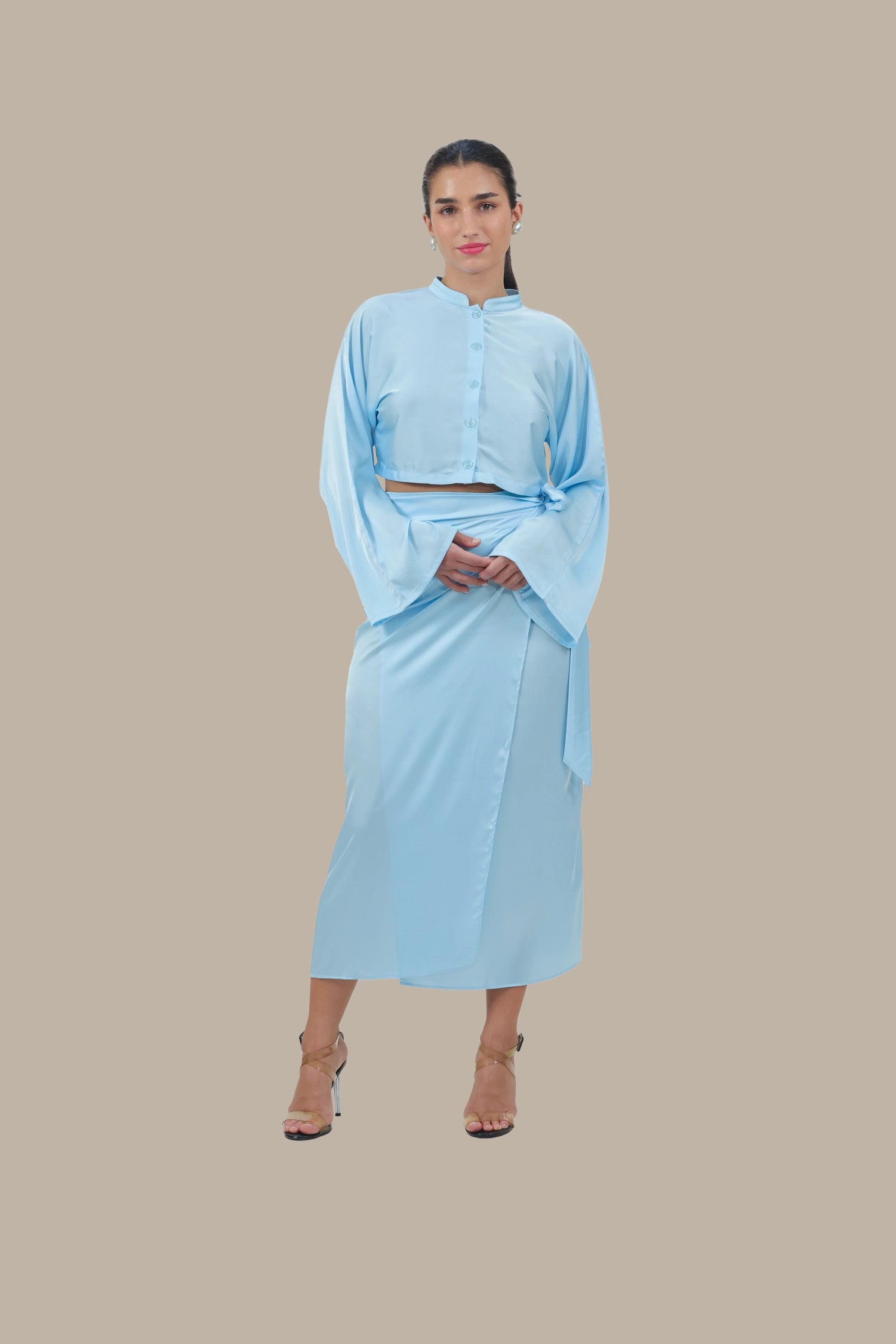 She's the Moment - Women's Silk Co-ord Set