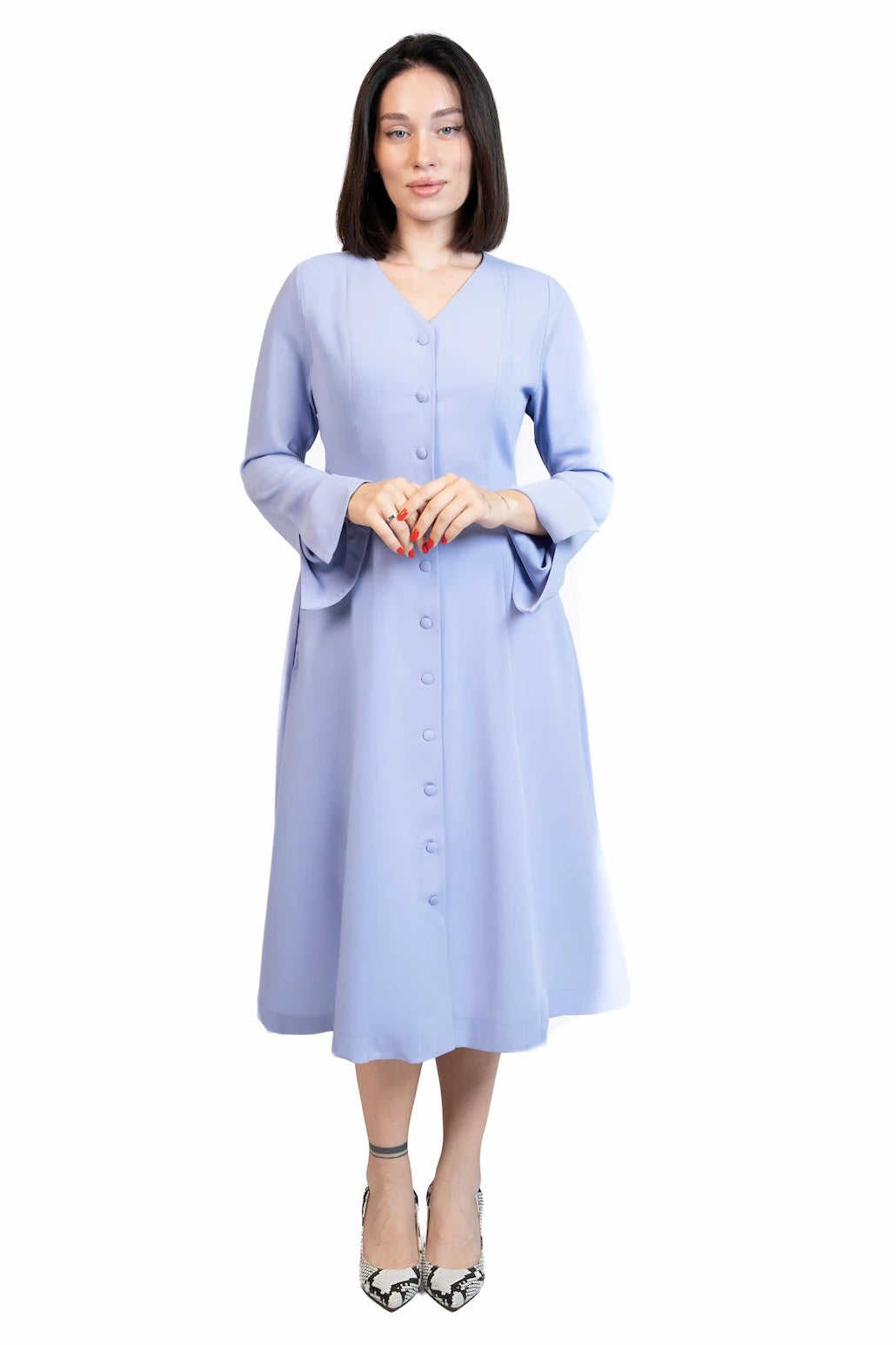 Put Together - Corset-Back Button-Through Dress