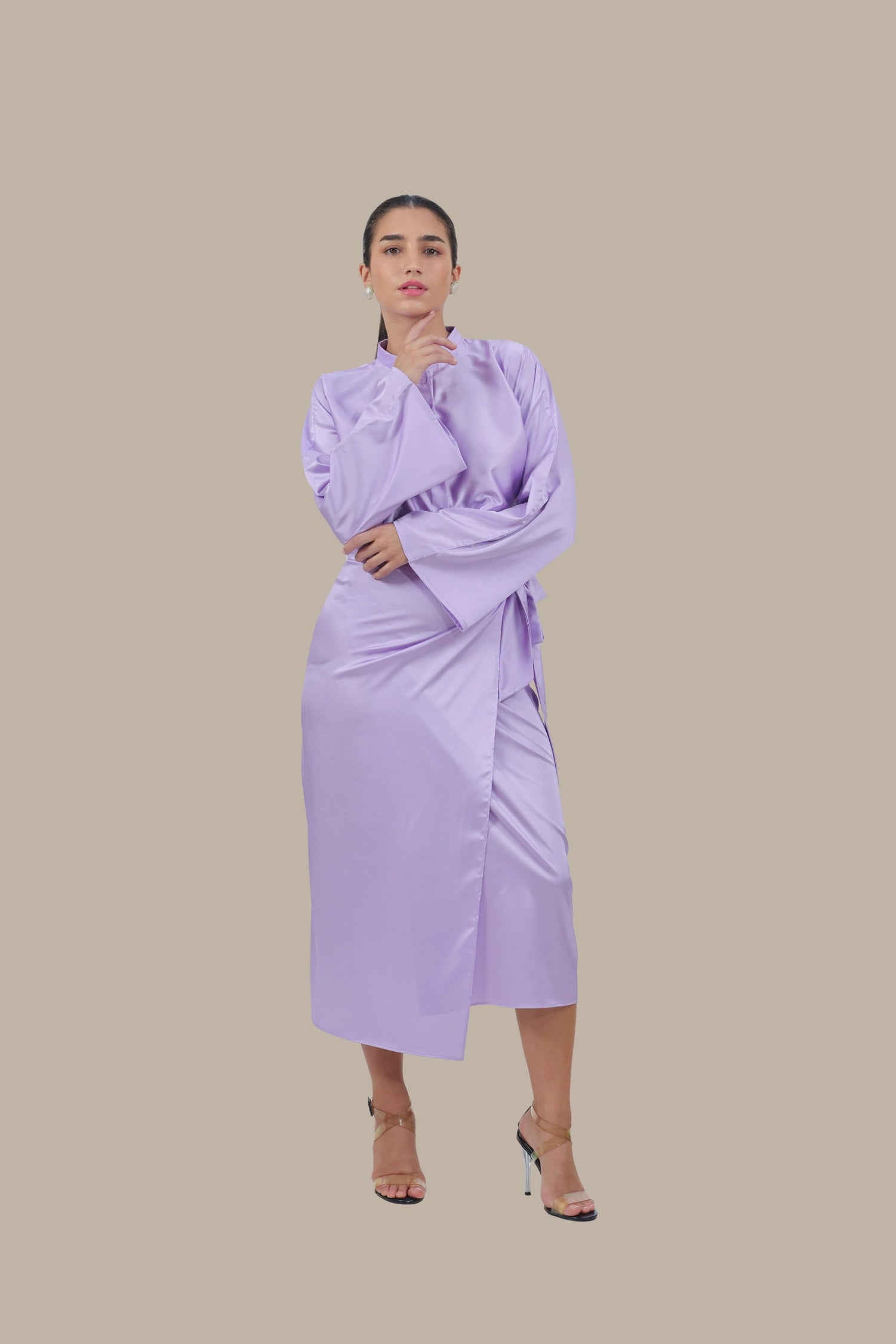 She's the Moment - Women's Silk Co-ord Set