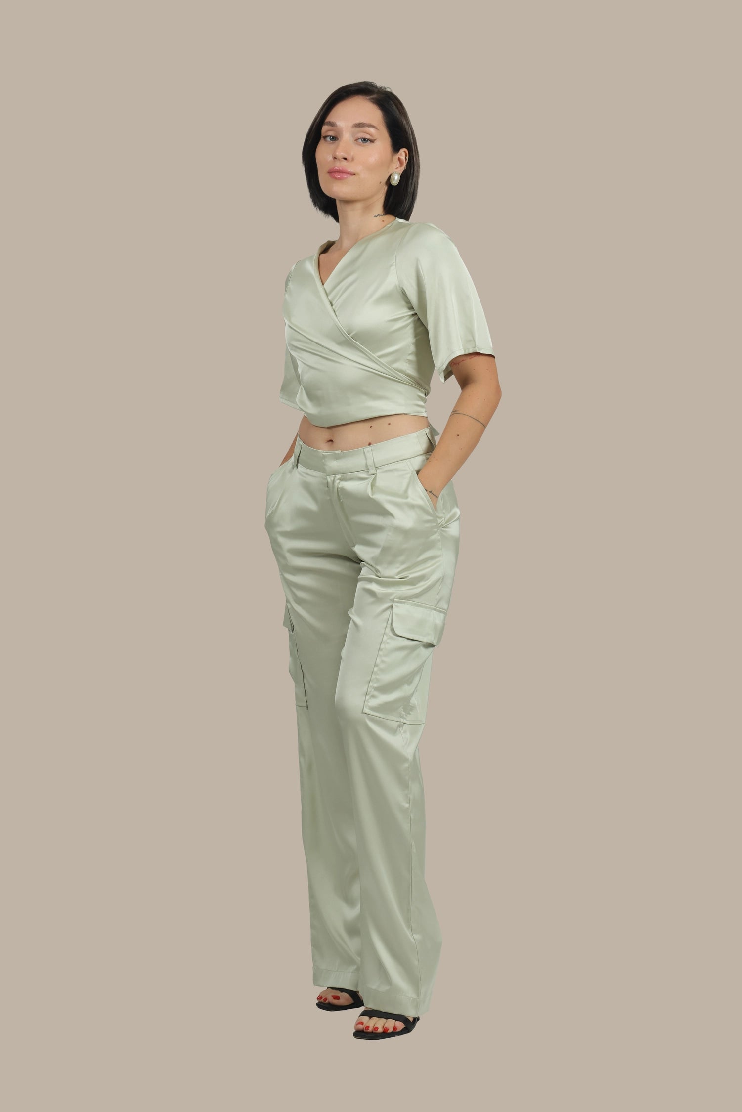 Unbothered – Women's Silk Co-ord Set